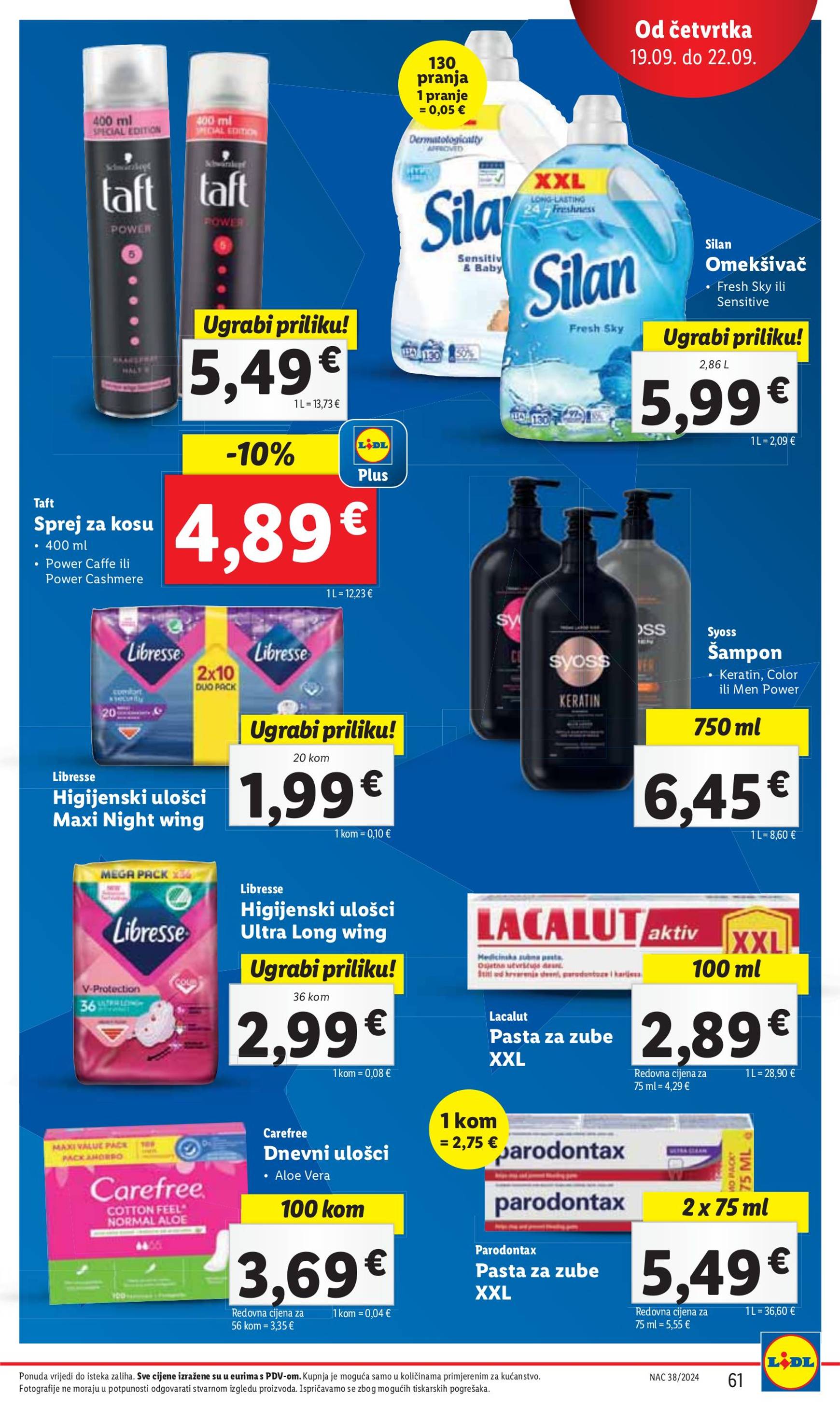 lidl - Novi katalog Lidl 16.09. - 22.09. - page: 61