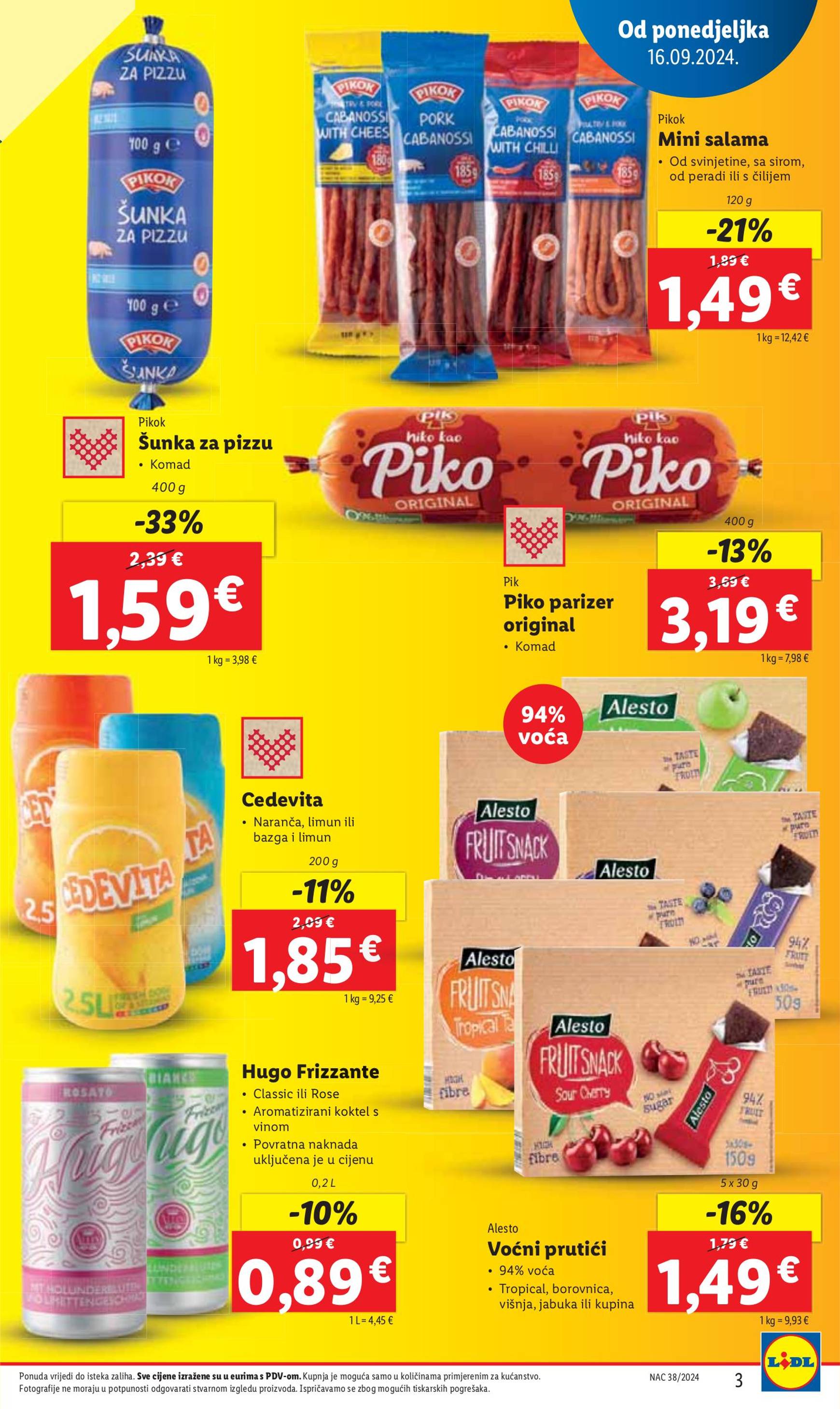 lidl - Novi katalog Lidl 16.09. - 22.09. - page: 3