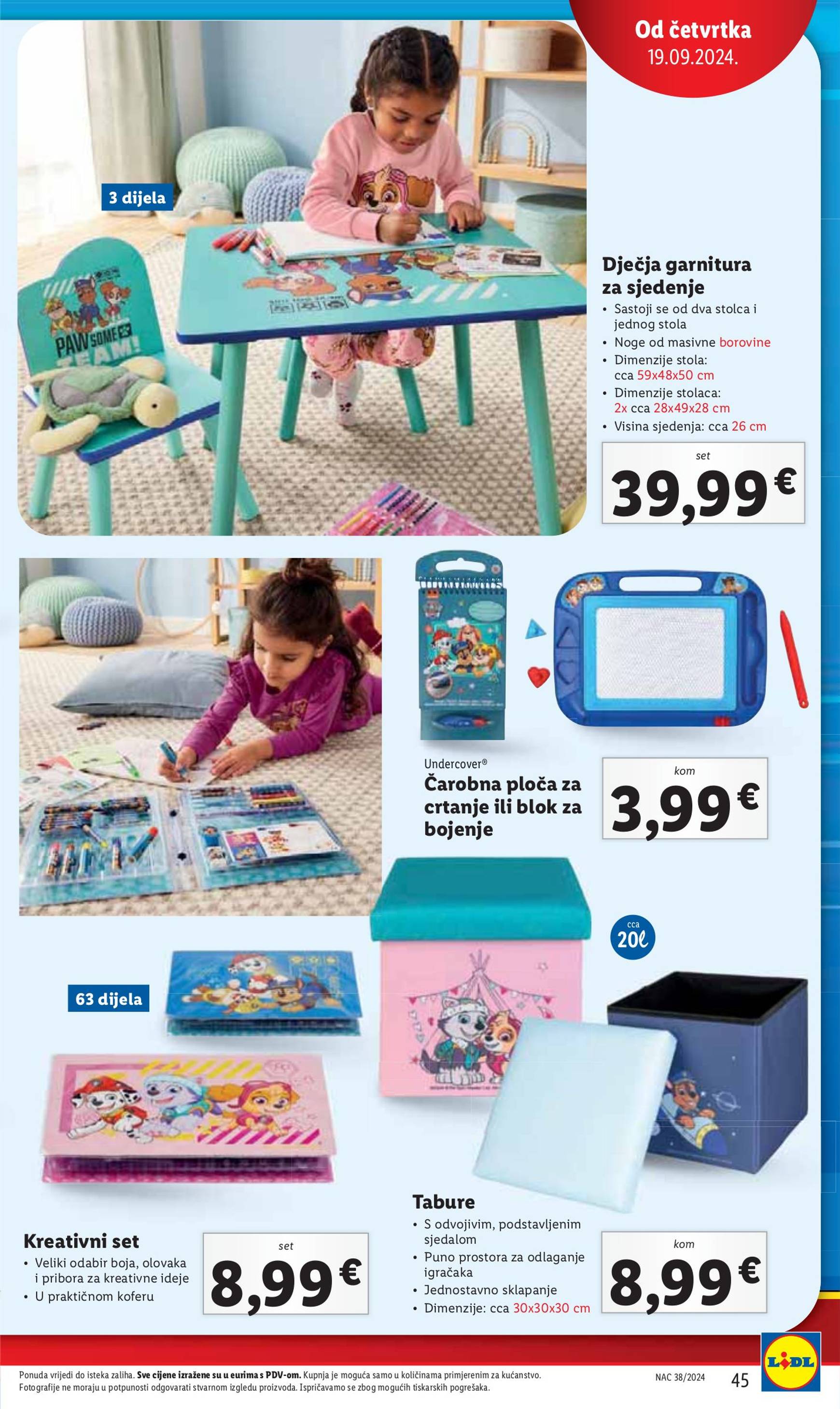 lidl - Novi katalog Lidl 16.09. - 22.09. - page: 45