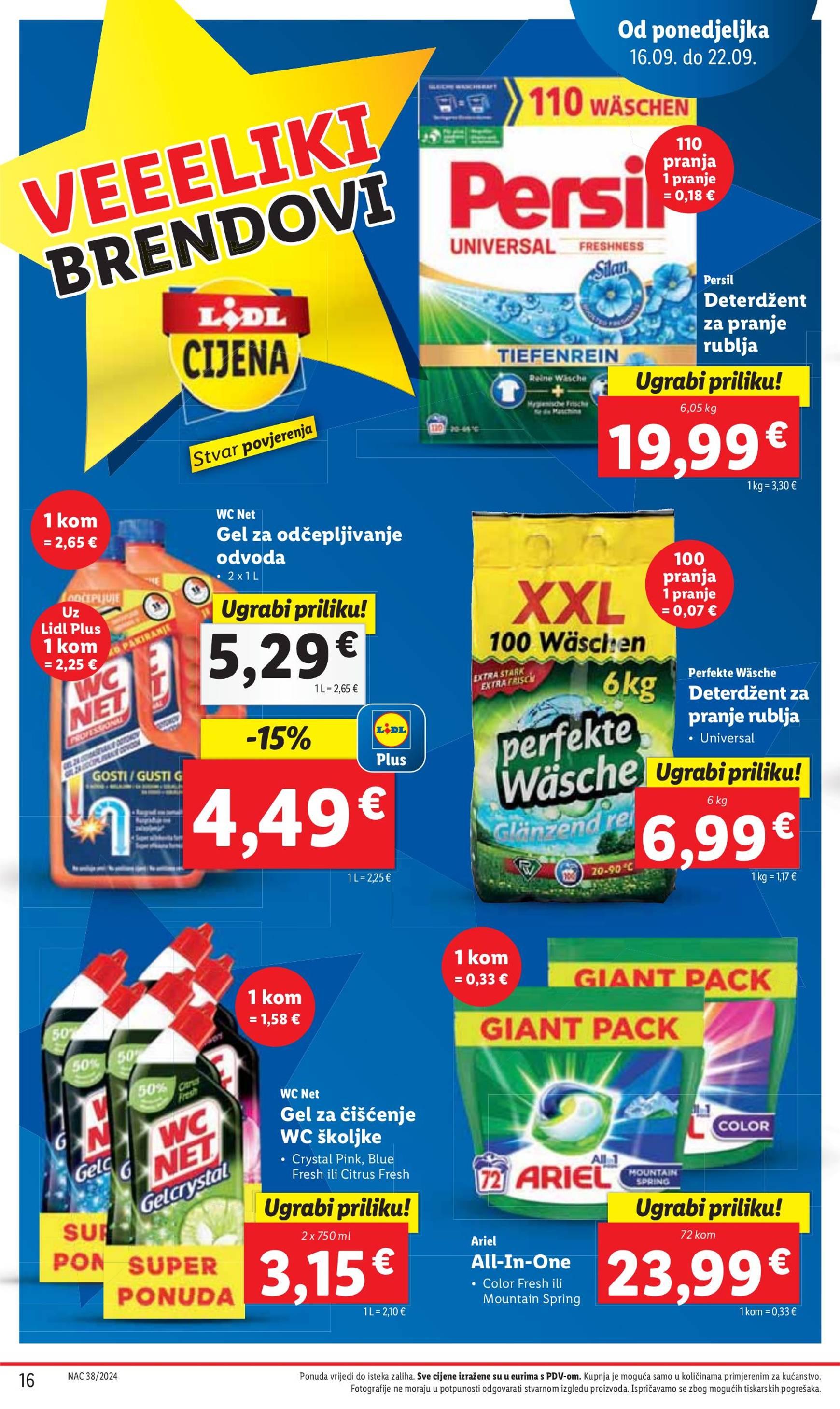 lidl - Novi katalog Lidl 16.09. - 22.09. - page: 16