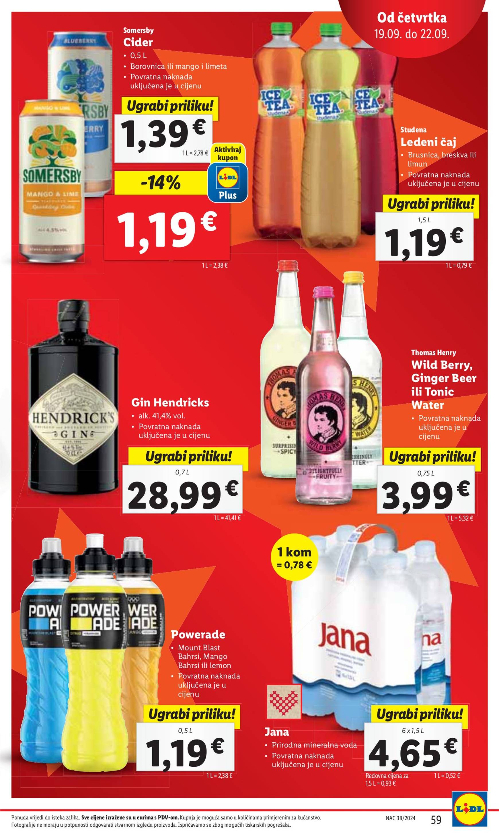 lidl - Novi katalog Lidl 16.09. - 22.09. - page: 59