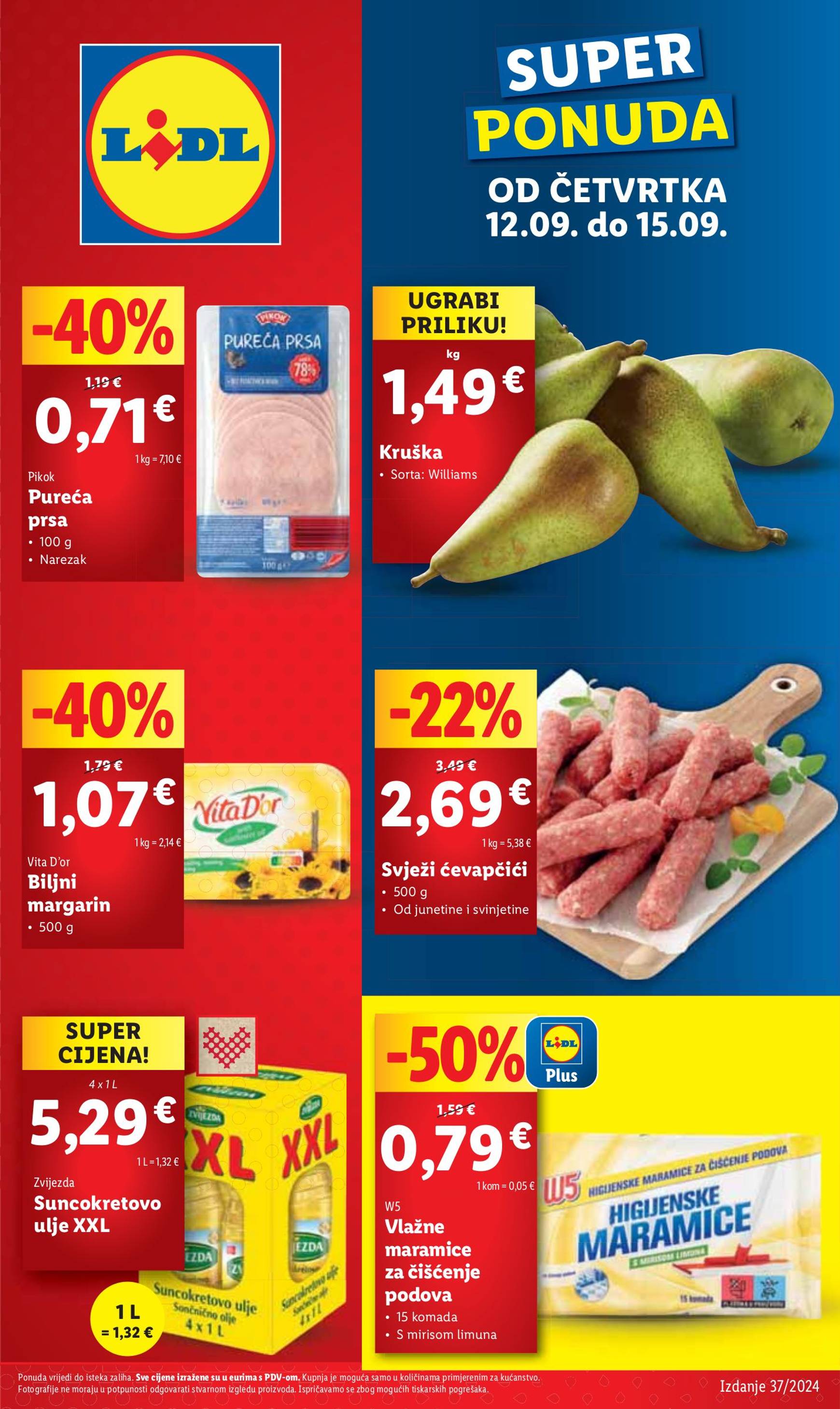 lidl - Novi katalog Lidl 12.09. - 15.09.