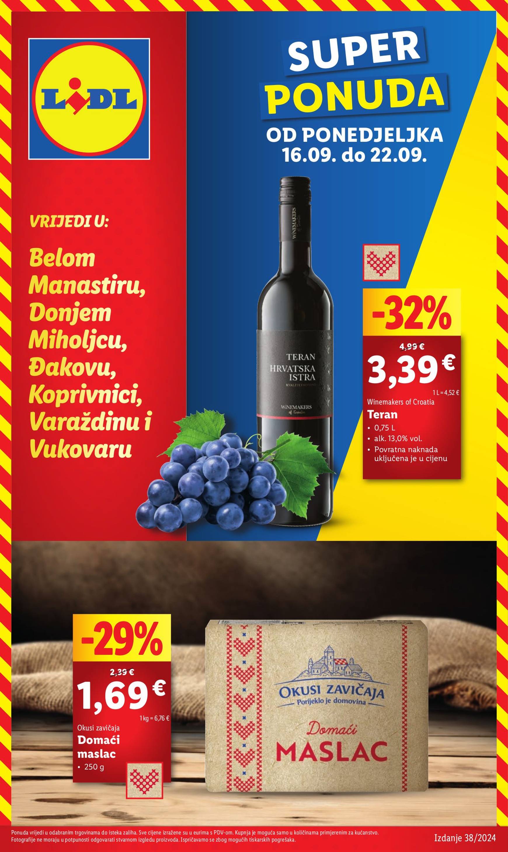 lidl - Novi katalog Lidl - Super Ponuda 16.09. - 22.09. - page: 1