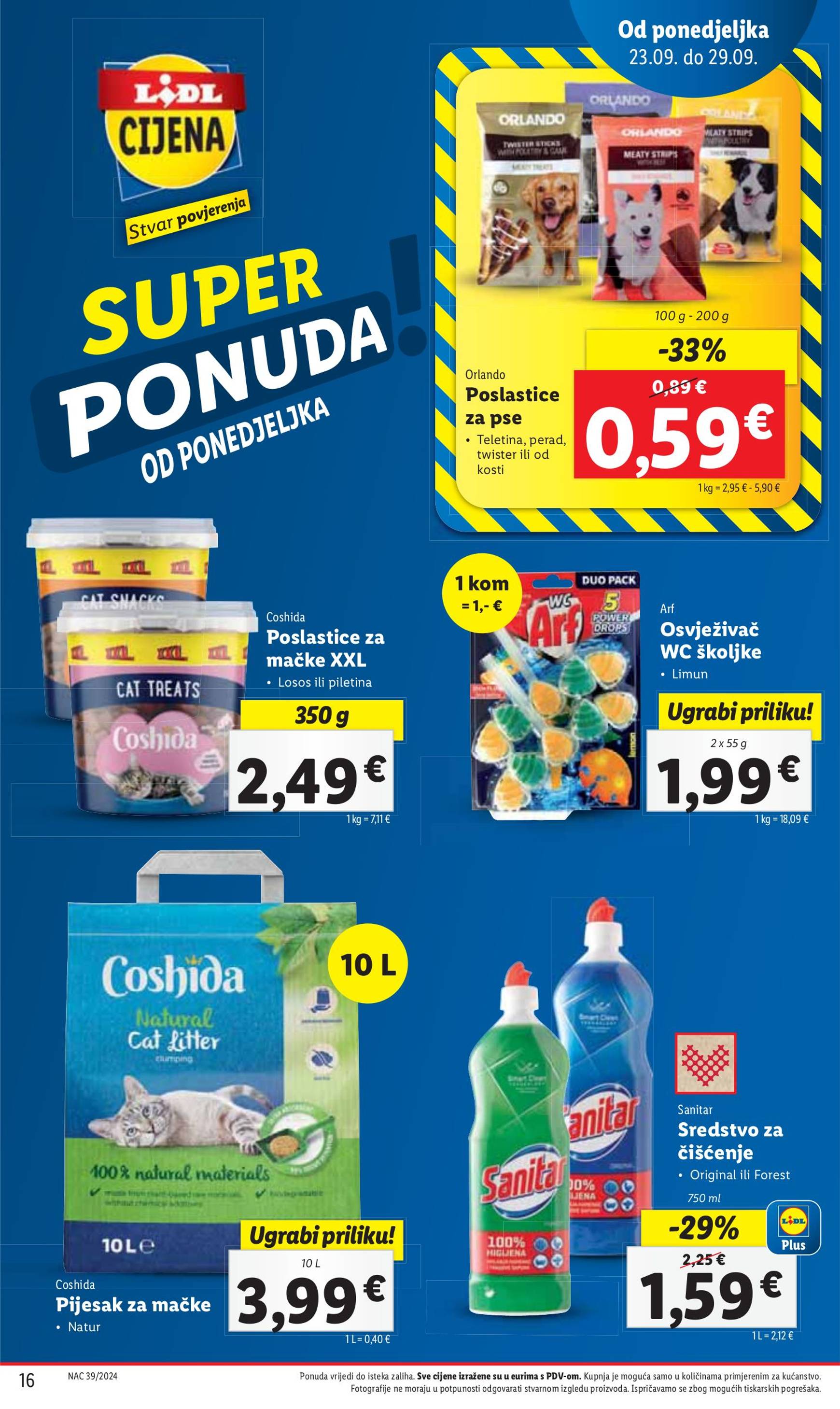 lidl - Novi katalog Lidl 23.09. - 29.09. - page: 16