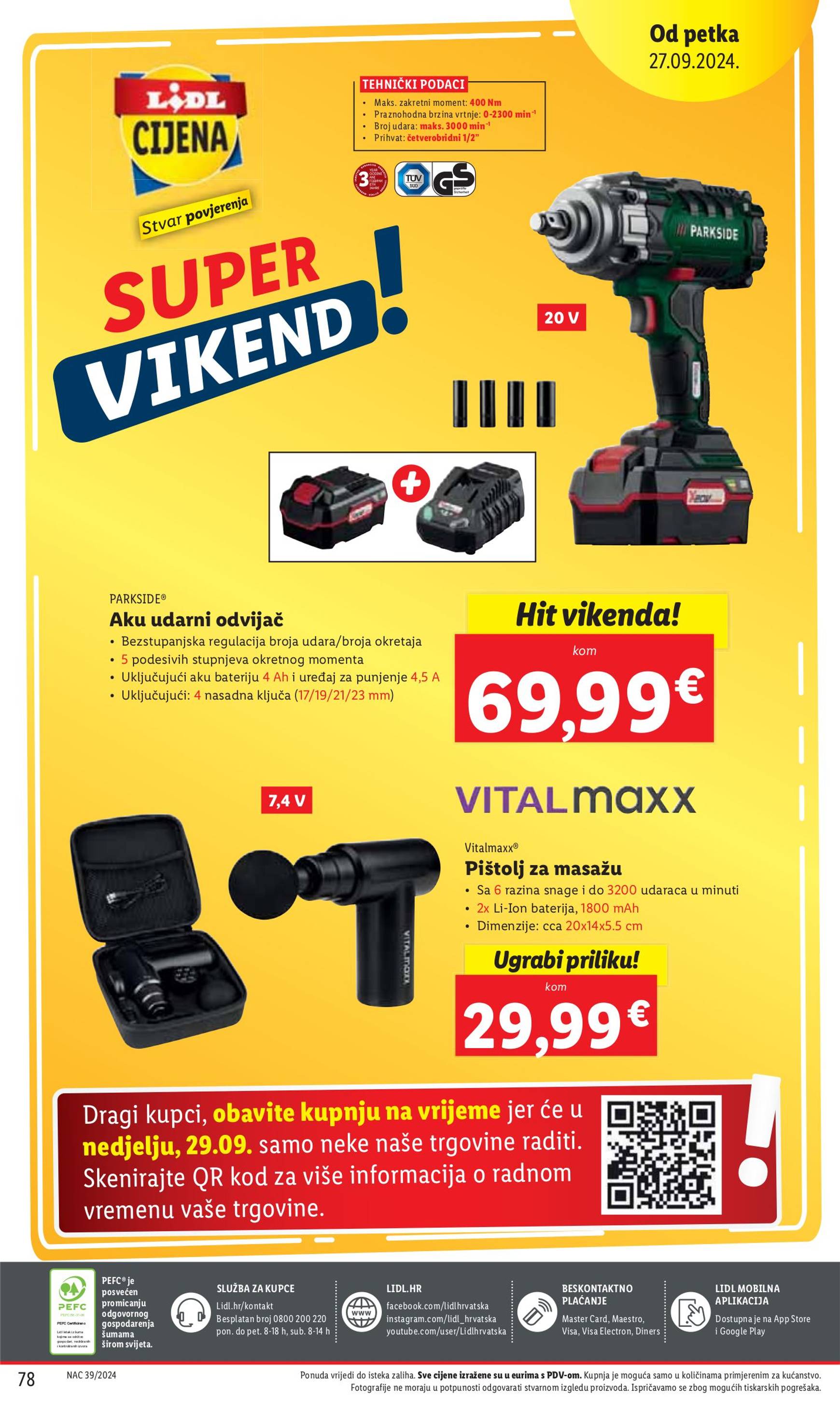 lidl - Novi katalog Lidl 23.09. - 29.09. - page: 78