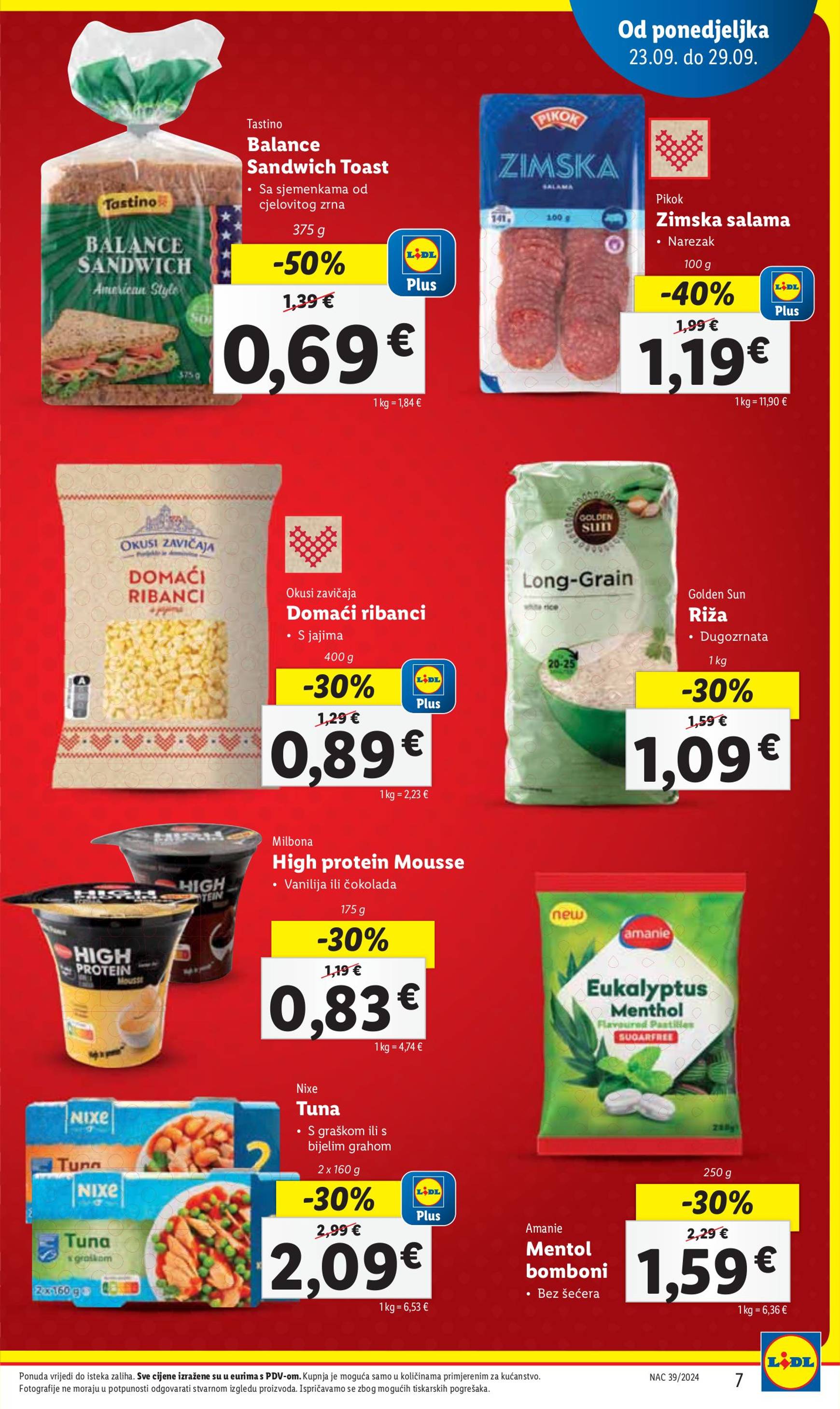 lidl - Novi katalog Lidl 23.09. - 29.09. - page: 7