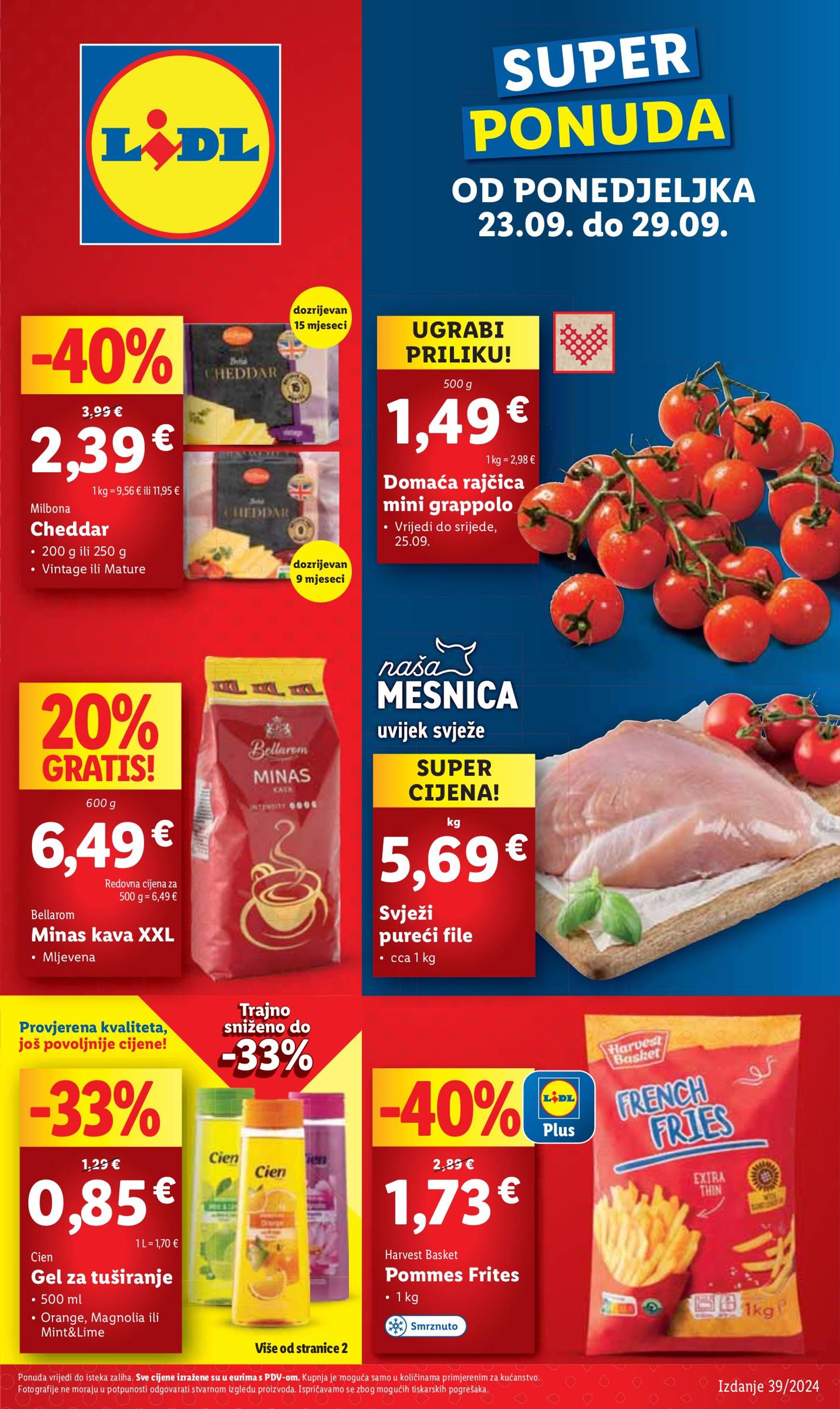 lidl - Novi katalog Lidl 23.09. - 29.09. - page: 1