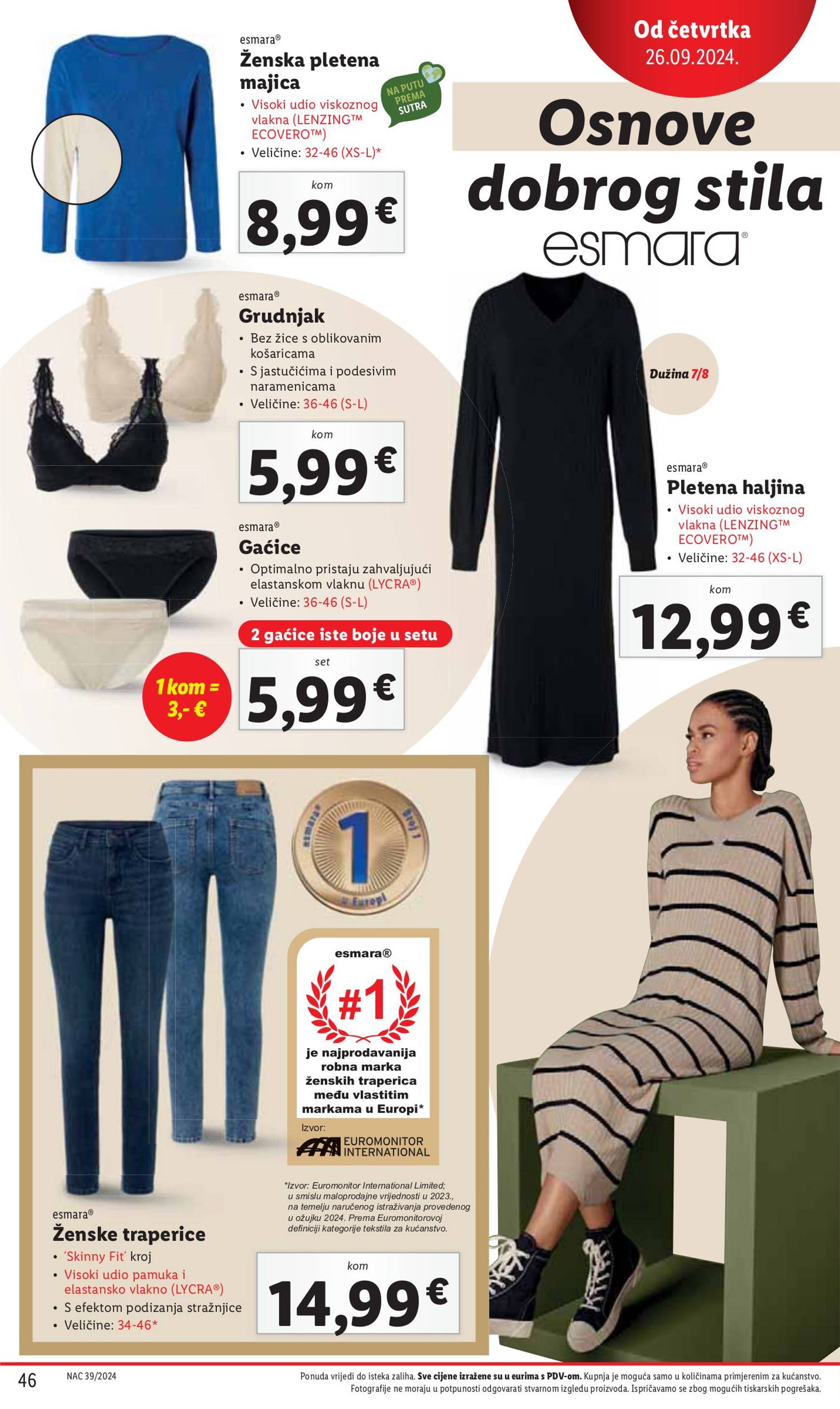 lidl - Novi katalog Lidl 23.09. - 29.09. - page: 46