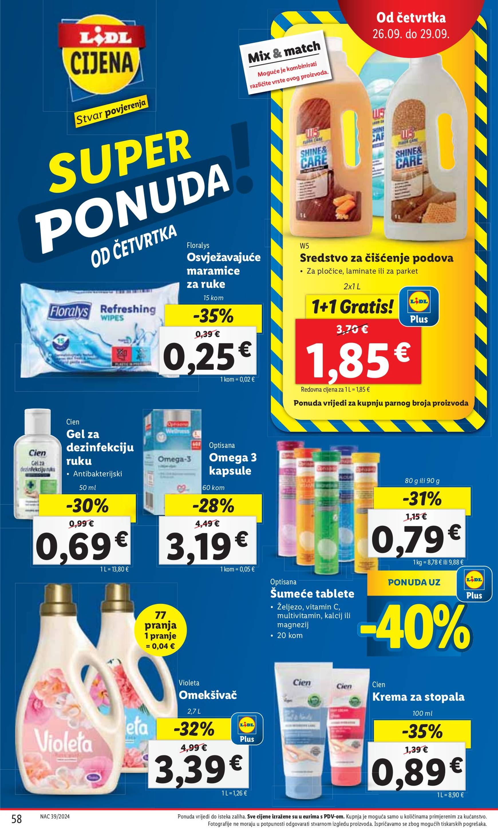 lidl - Novi katalog Lidl 23.09. - 29.09. - page: 58