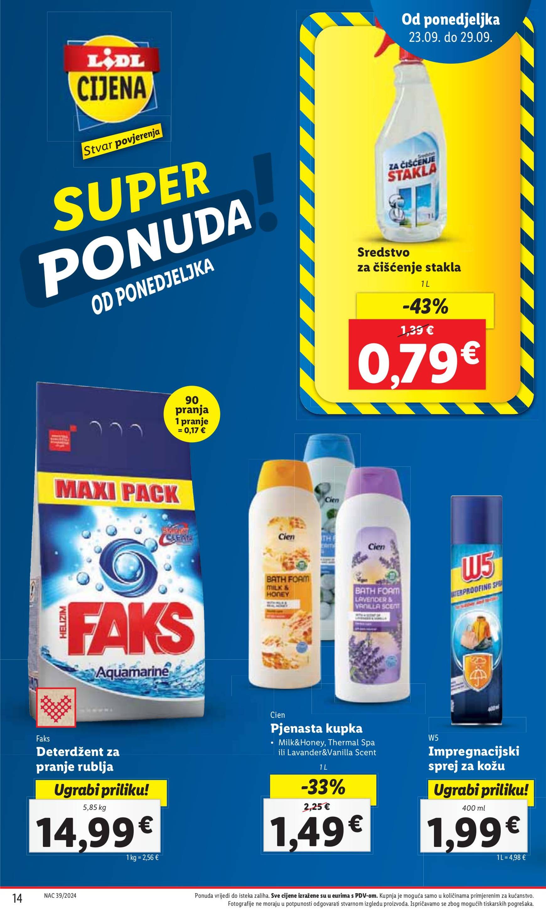 lidl - Novi katalog Lidl 23.09. - 29.09. - page: 14