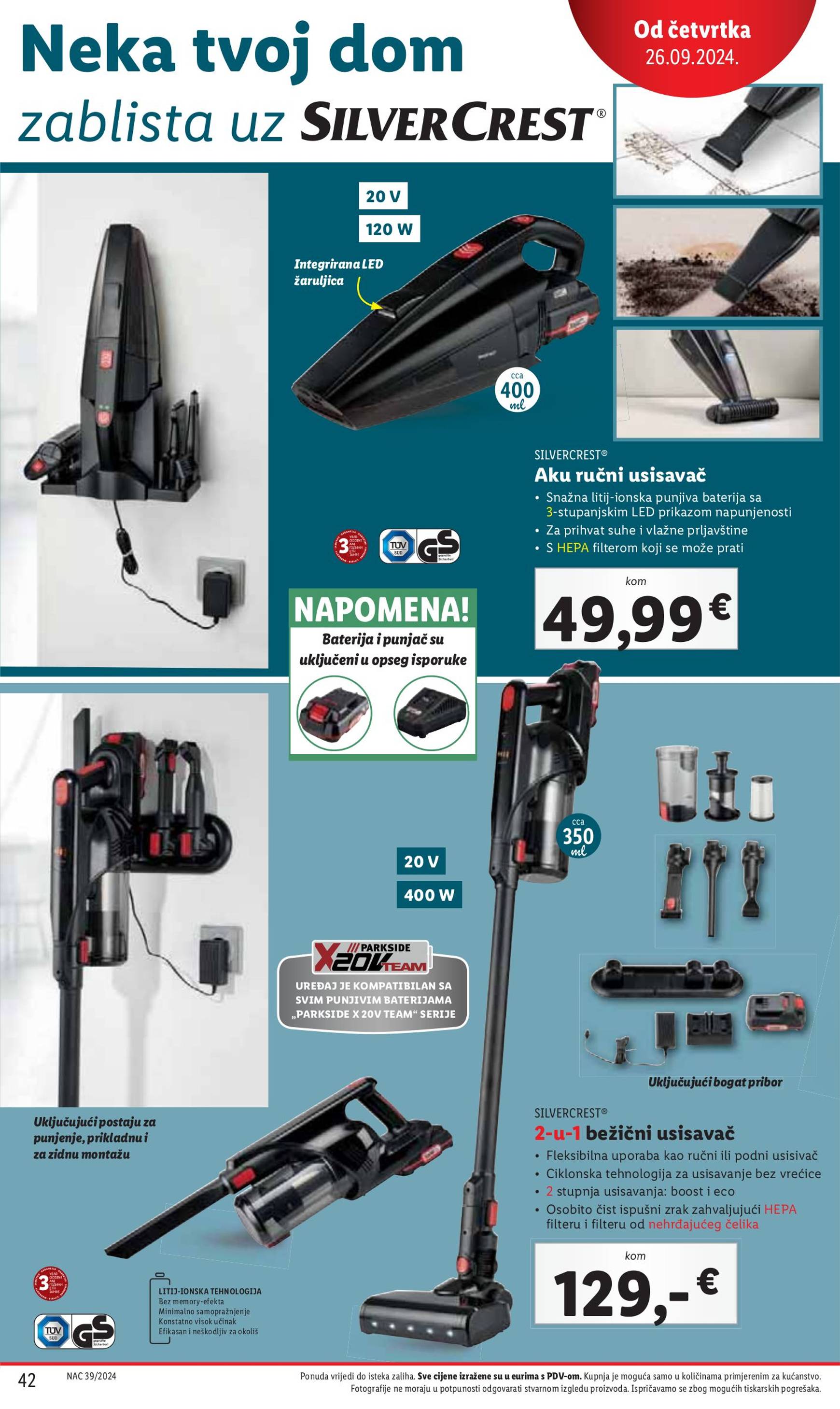 lidl - Novi katalog Lidl 23.09. - 29.09. - page: 42