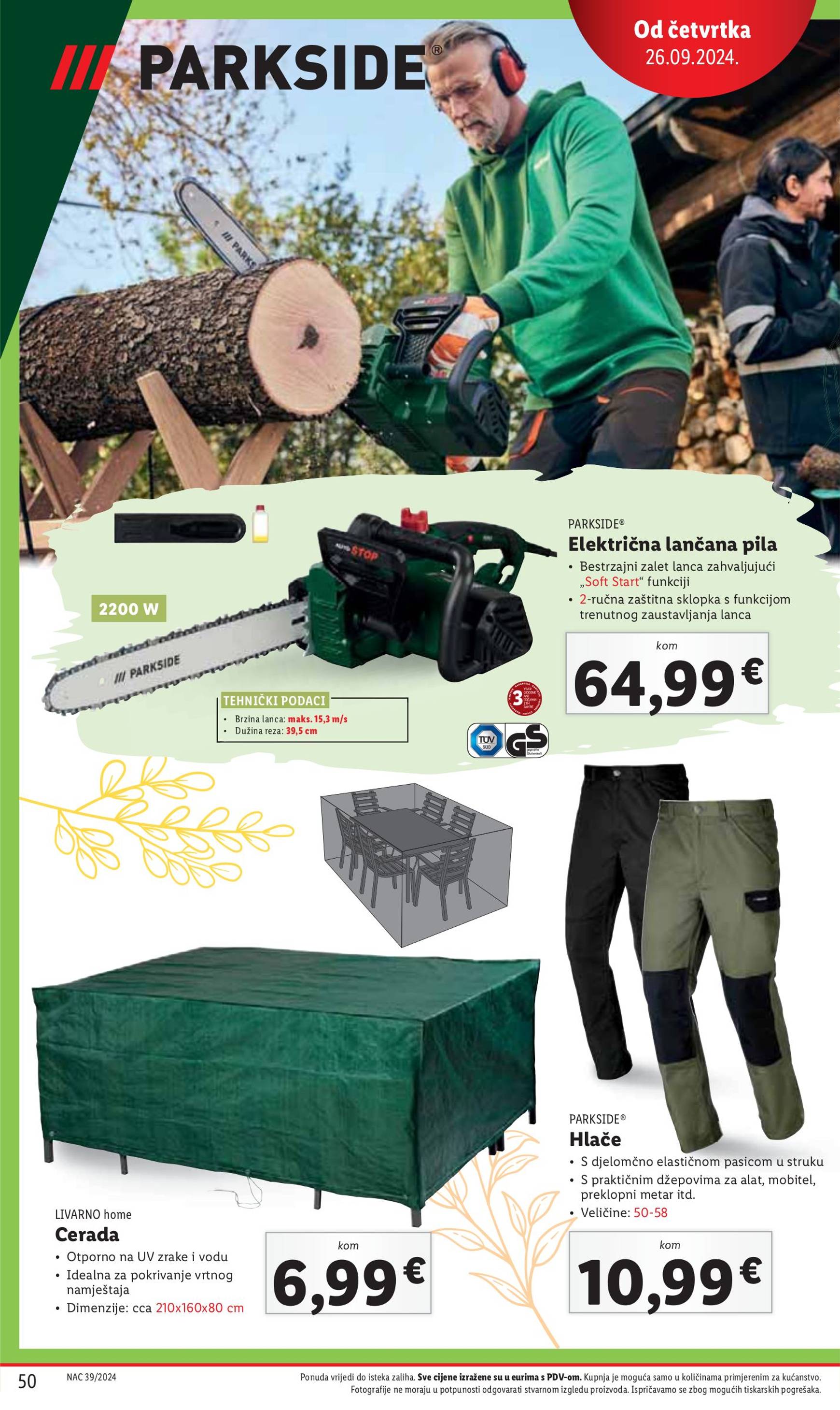 lidl - Novi katalog Lidl 23.09. - 29.09. - page: 50