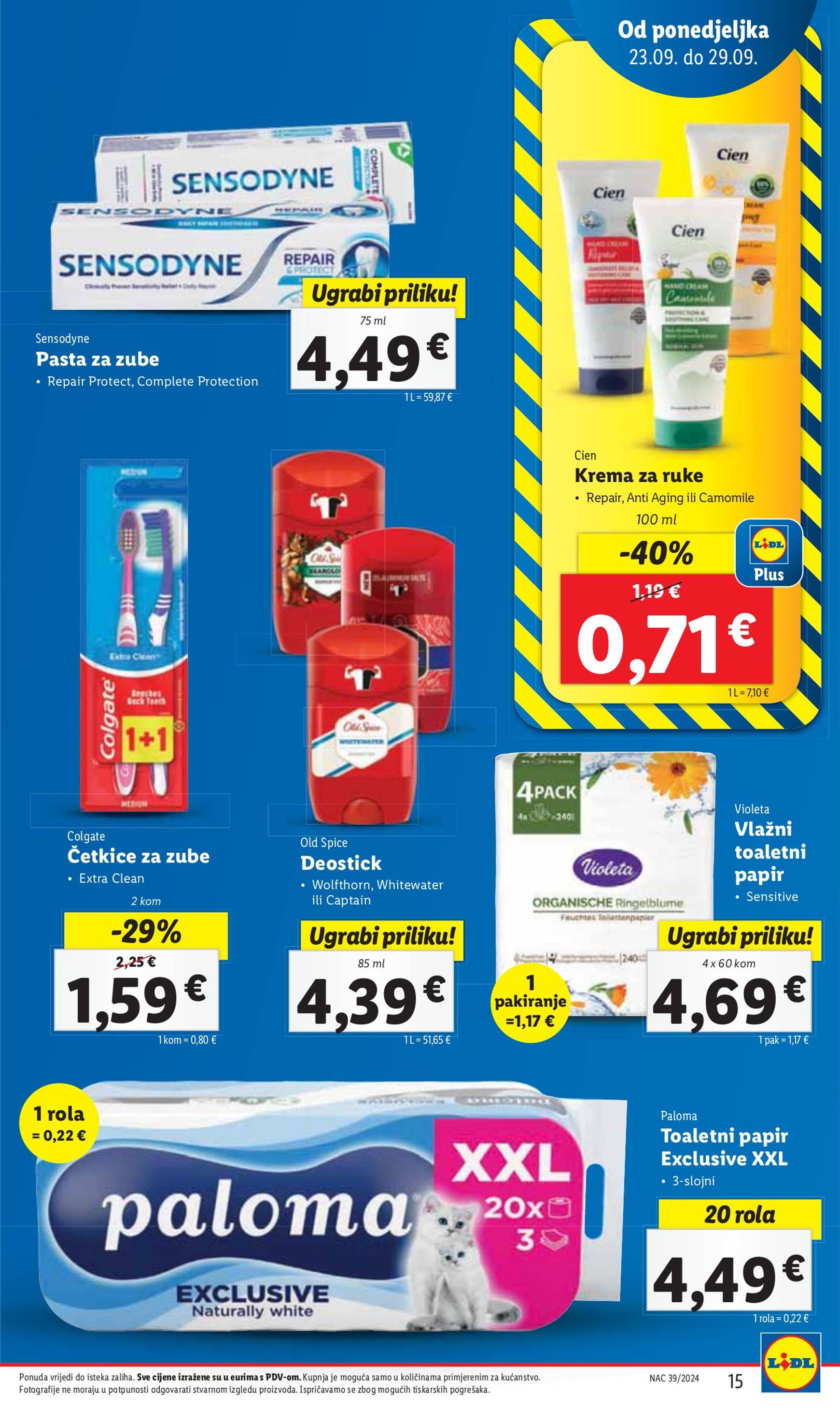 lidl - Novi katalog Lidl 23.09. - 29.09. - page: 15