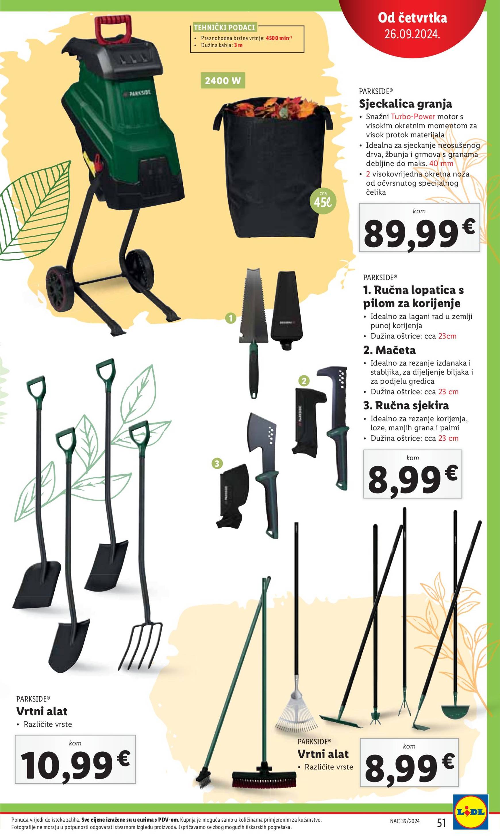 lidl - Novi katalog Lidl 23.09. - 29.09. - page: 51