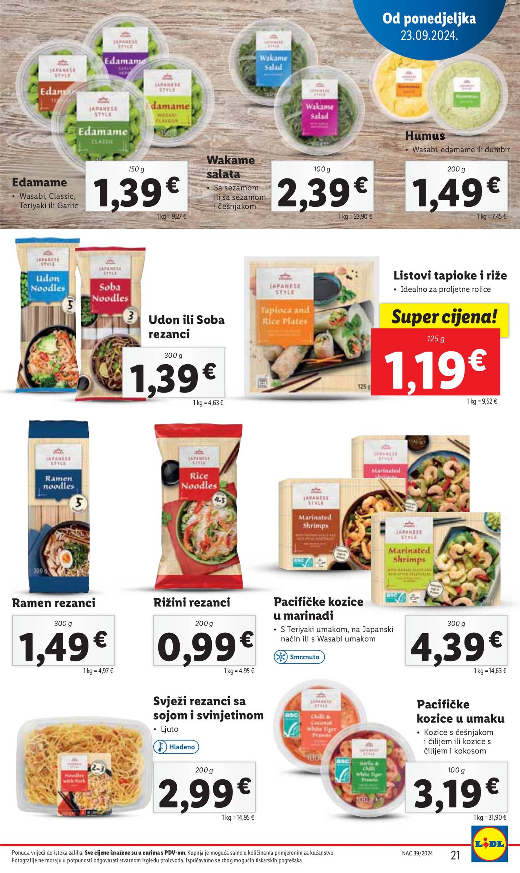 lidl - Novi katalog Lidl 23.09. - 29.09. - page: 21