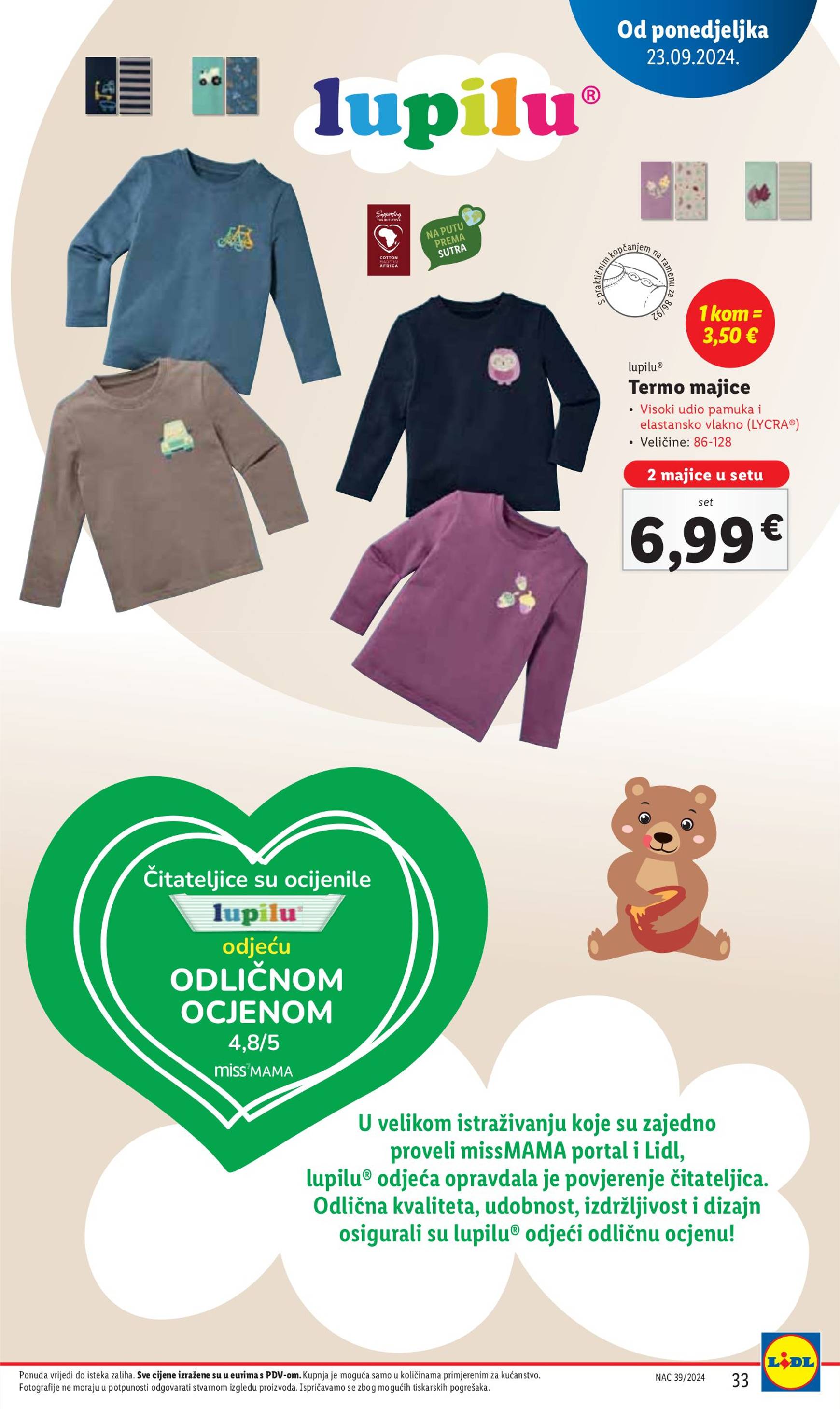 lidl - Novi katalog Lidl 23.09. - 29.09. - page: 33