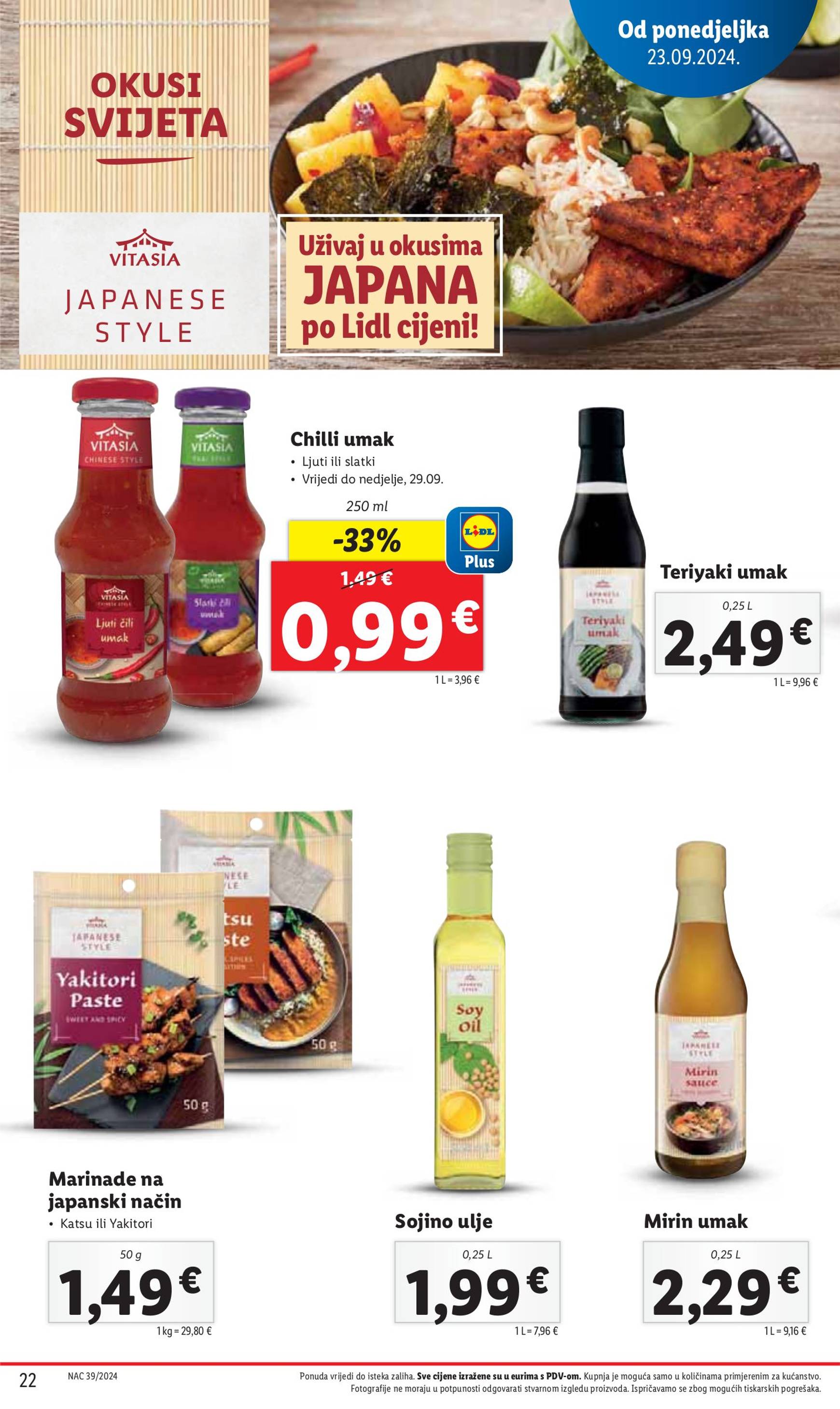 lidl - Novi katalog Lidl 23.09. - 29.09. - page: 22