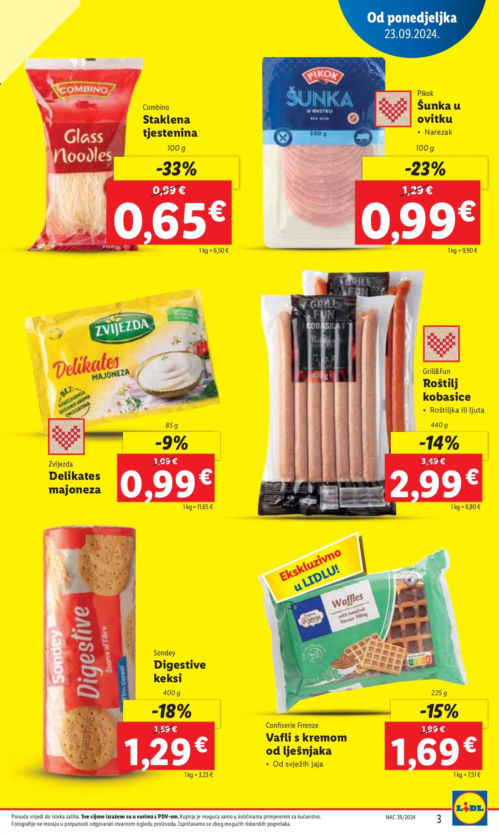 lidl - Novi katalog Lidl 23.09. - 29.09. - page: 3