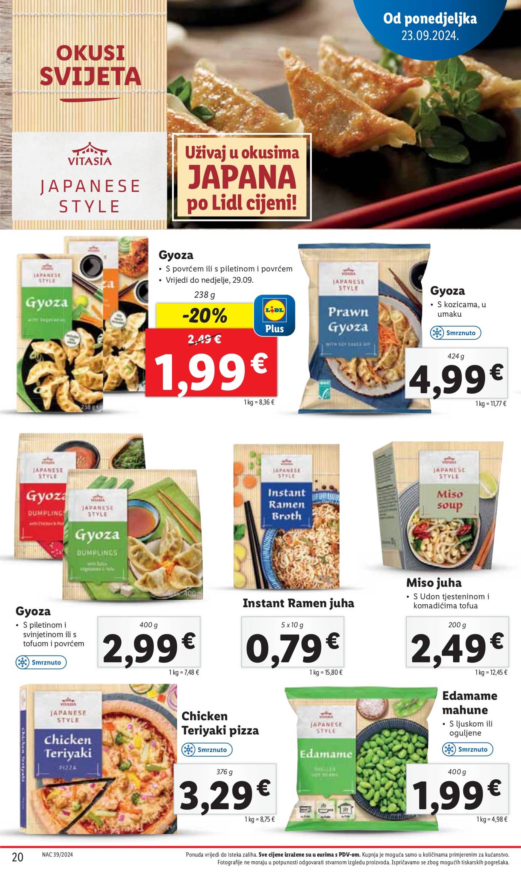 lidl - Novi katalog Lidl 23.09. - 29.09. - page: 20