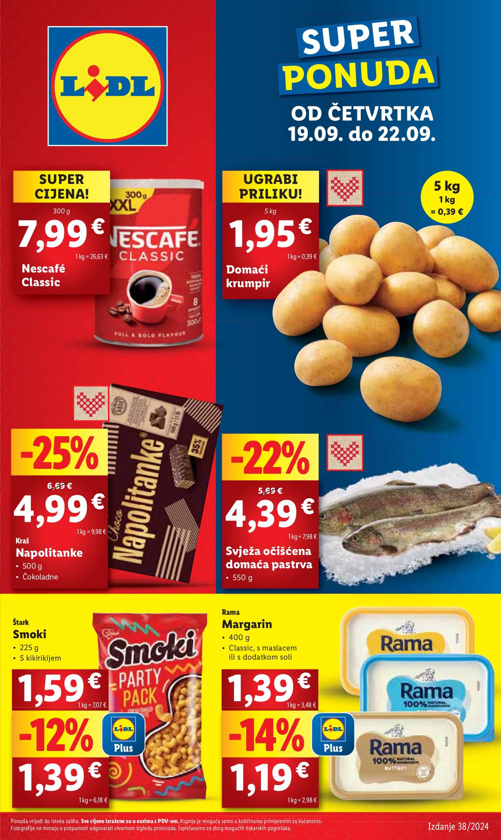 lidl - Novi katalog Lidl 19.09. - 22.09. - page: 1