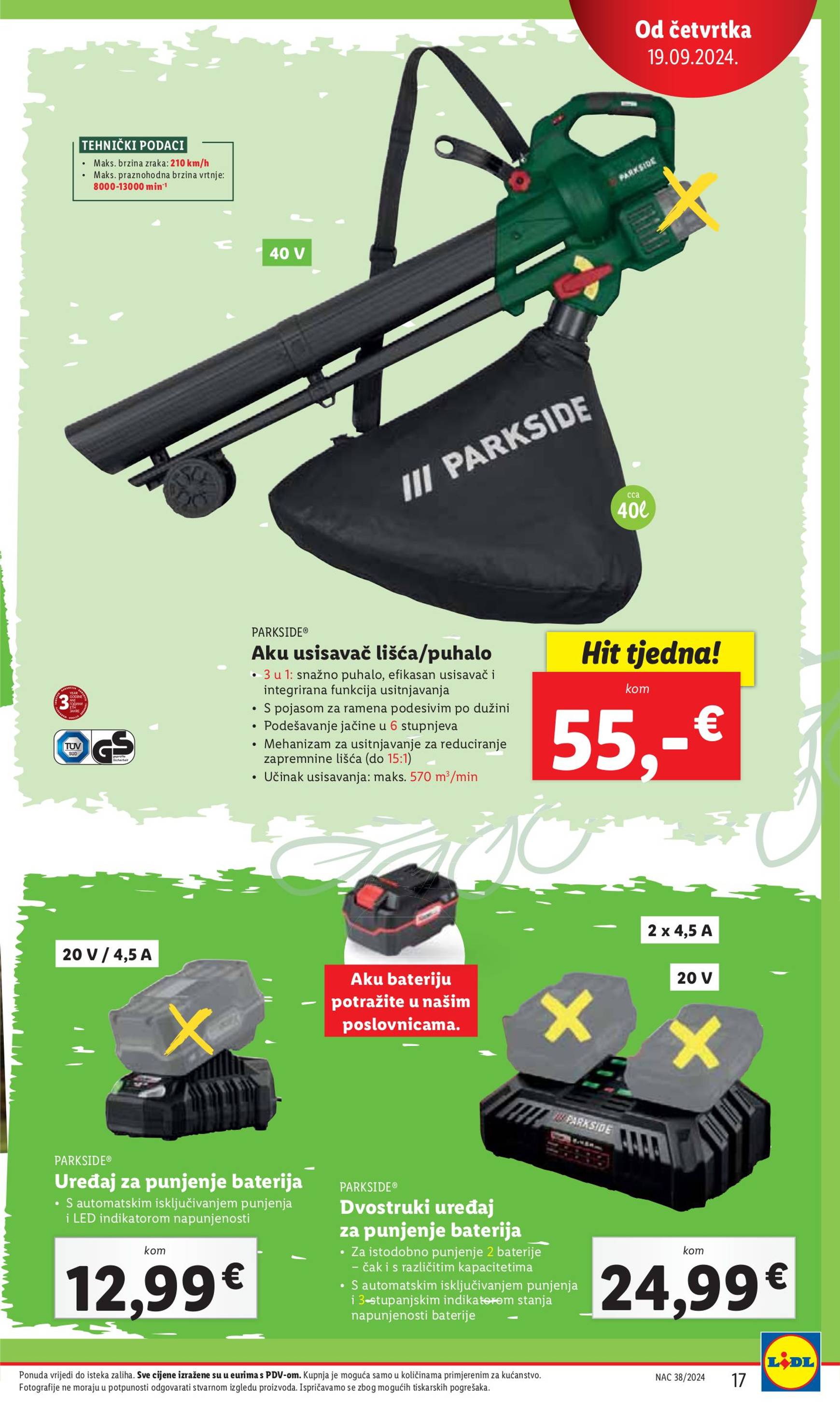 lidl - Novi katalog Lidl 19.09. - 22.09. - page: 17