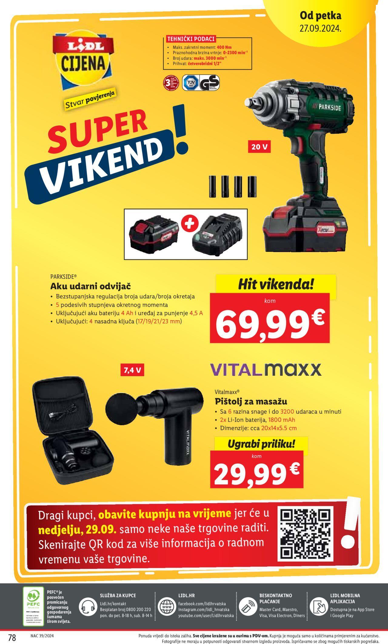 lidl - Katalog Lidl novi 23.09.2024 - 29.09.2024 - page: 78