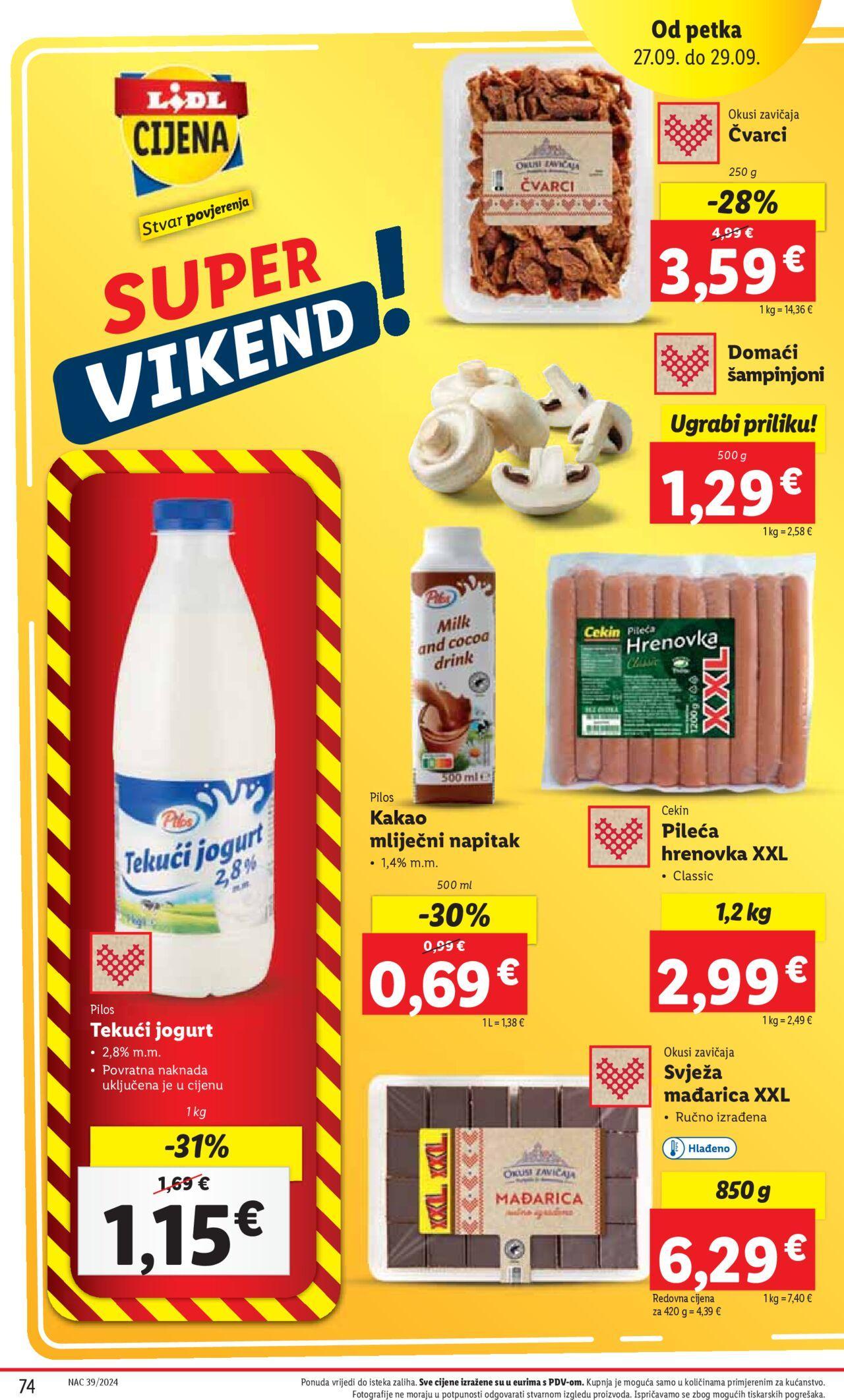 lidl - Katalog Lidl novi 23.09.2024 - 29.09.2024 - page: 74