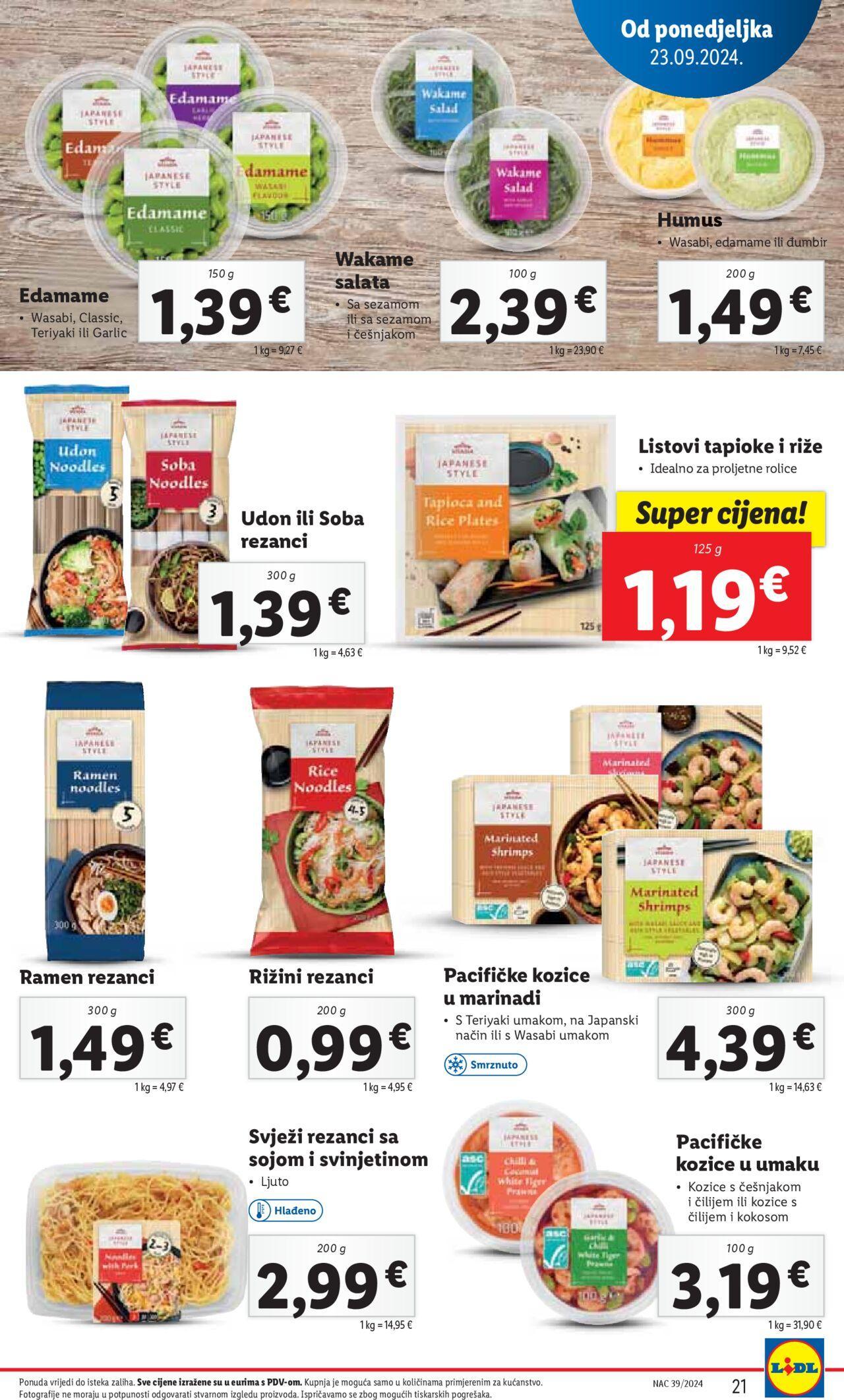 lidl - Katalog Lidl novi 23.09.2024 - 29.09.2024 - page: 21