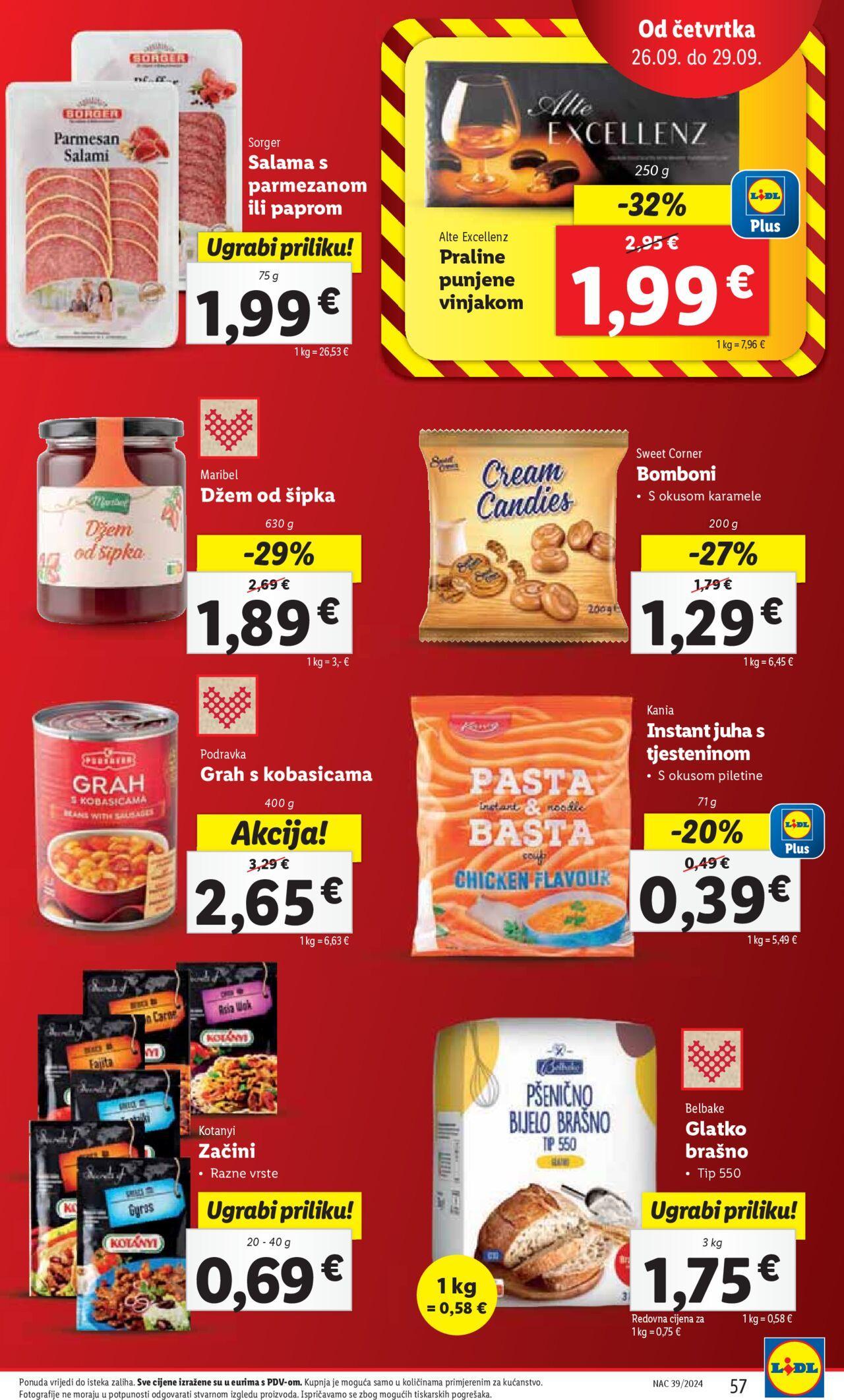 lidl - Katalog Lidl novi 23.09.2024 - 29.09.2024 - page: 57