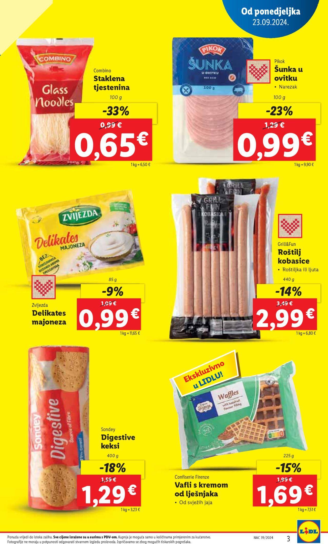 lidl - Katalog Lidl novi 23.09.2024 - 29.09.2024 - page: 3