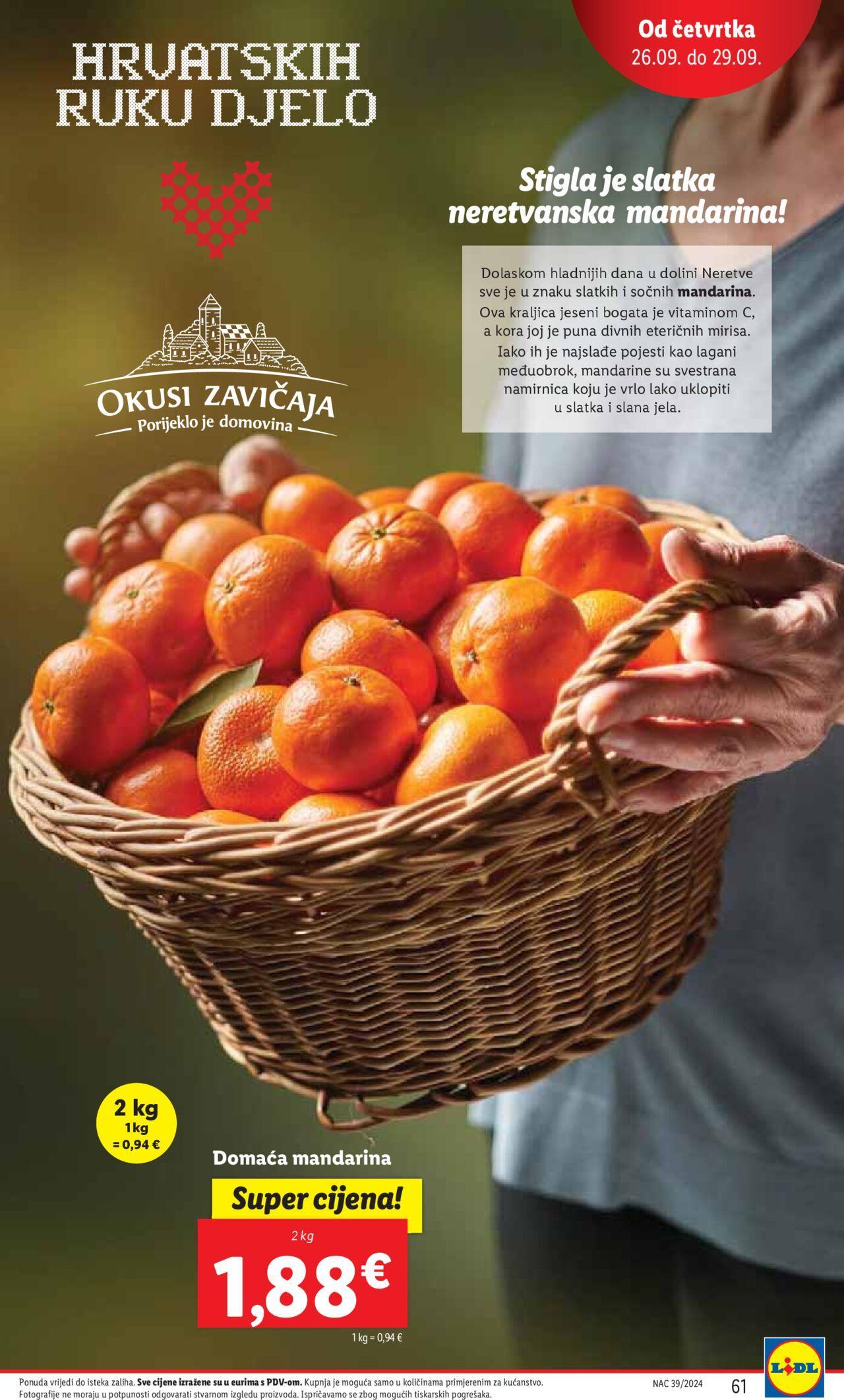 lidl - Katalog Lidl novi 23.09.2024 - 29.09.2024 - page: 61