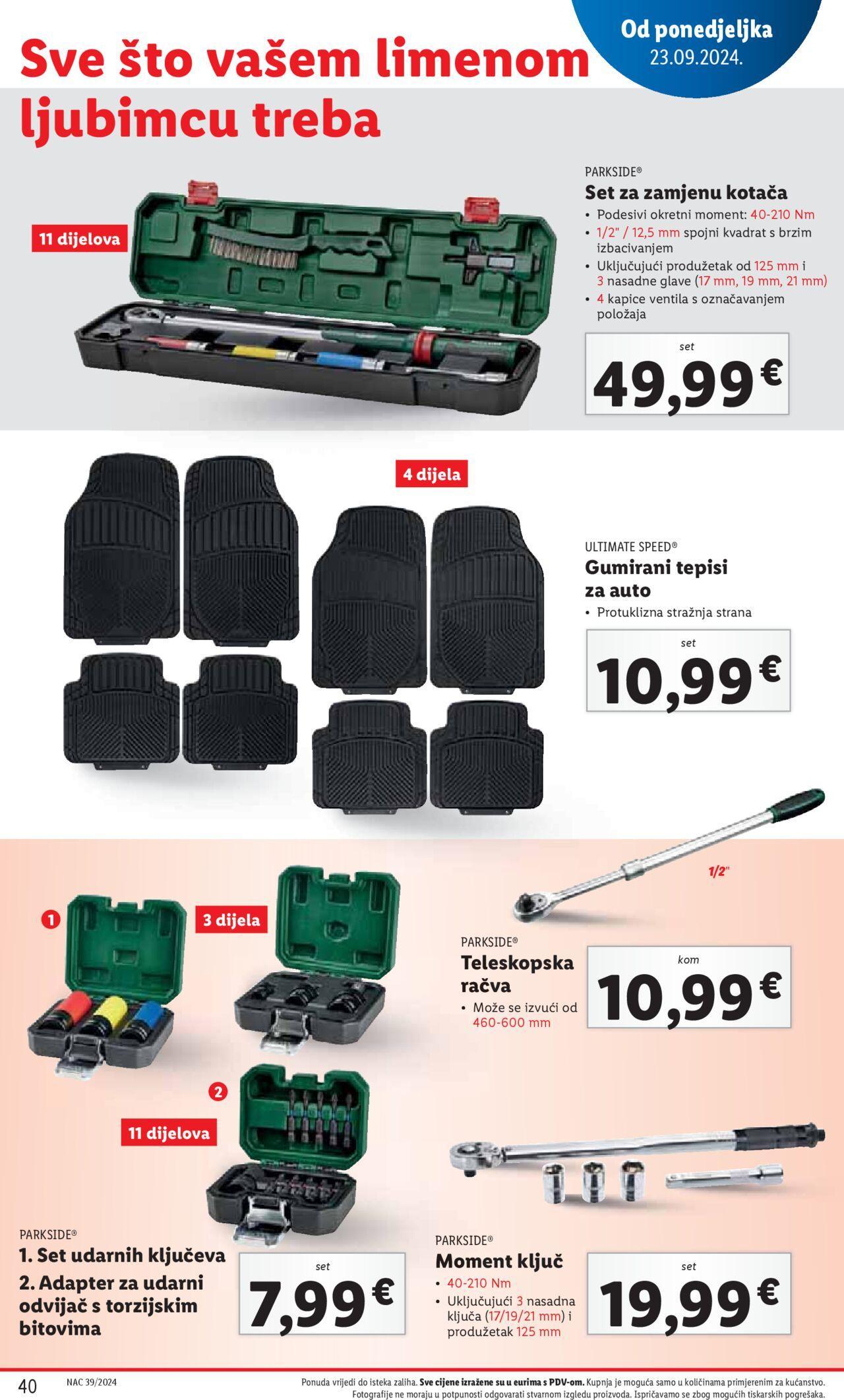 lidl - Katalog Lidl novi 23.09.2024 - 29.09.2024 - page: 40