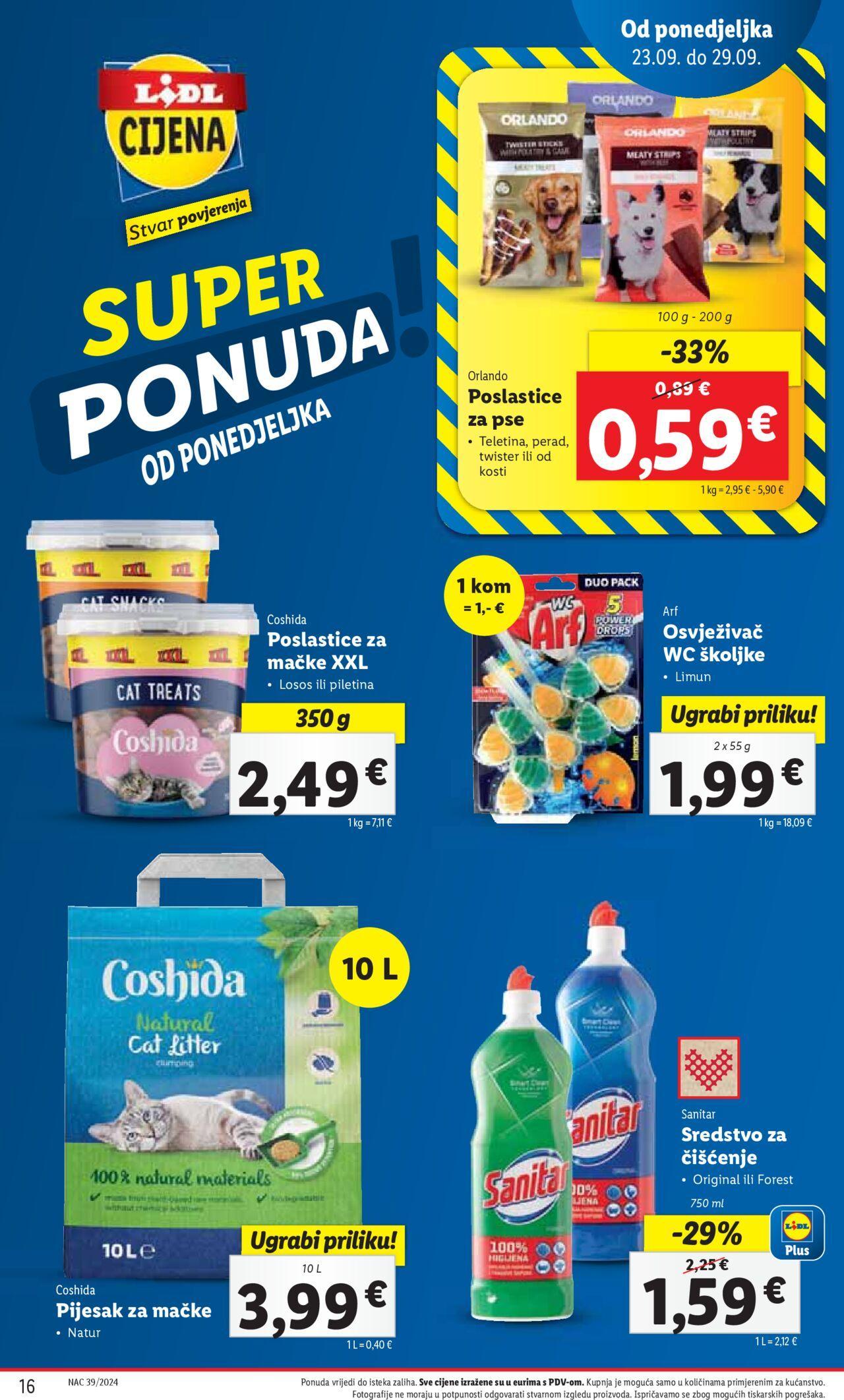 lidl - Katalog Lidl novi 23.09.2024 - 29.09.2024 - page: 16