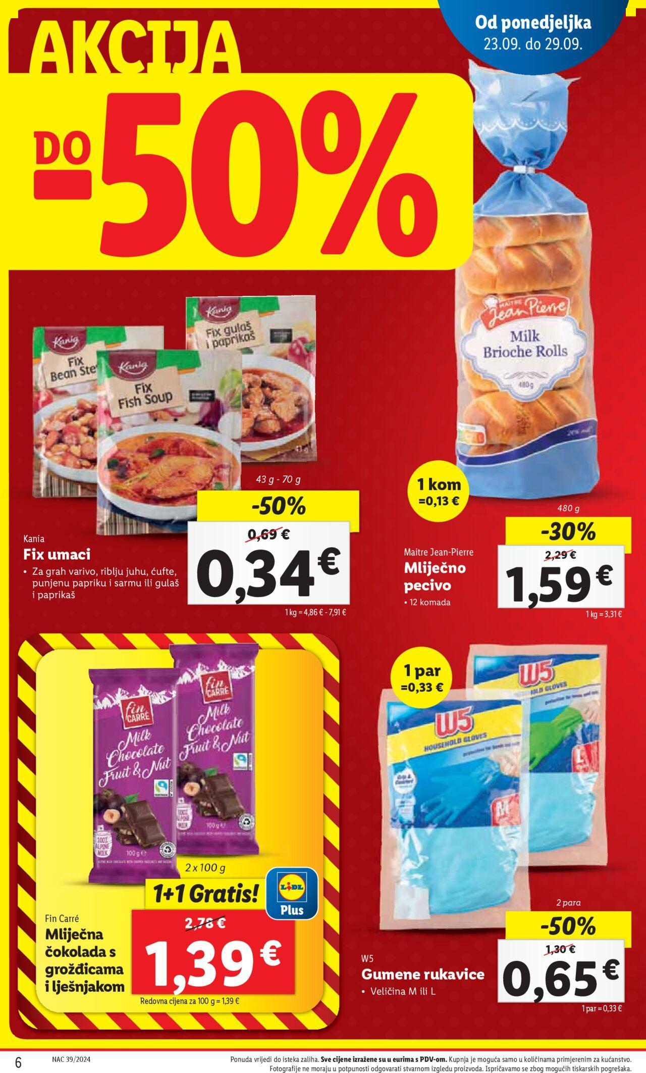 lidl - Katalog Lidl novi 23.09.2024 - 29.09.2024 - page: 6