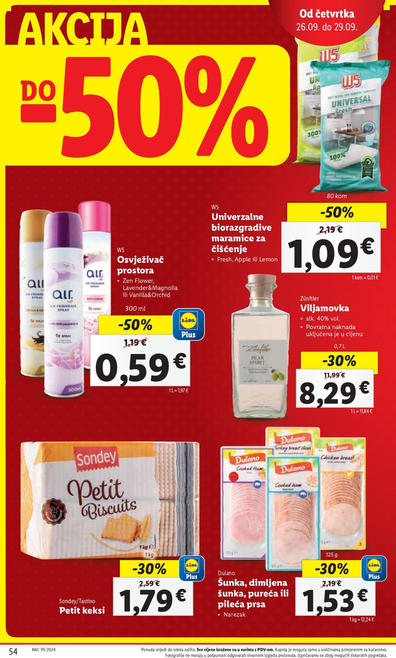 lidl - Katalog Lidl novi 23.09.2024 - 29.09.2024 - page: 54