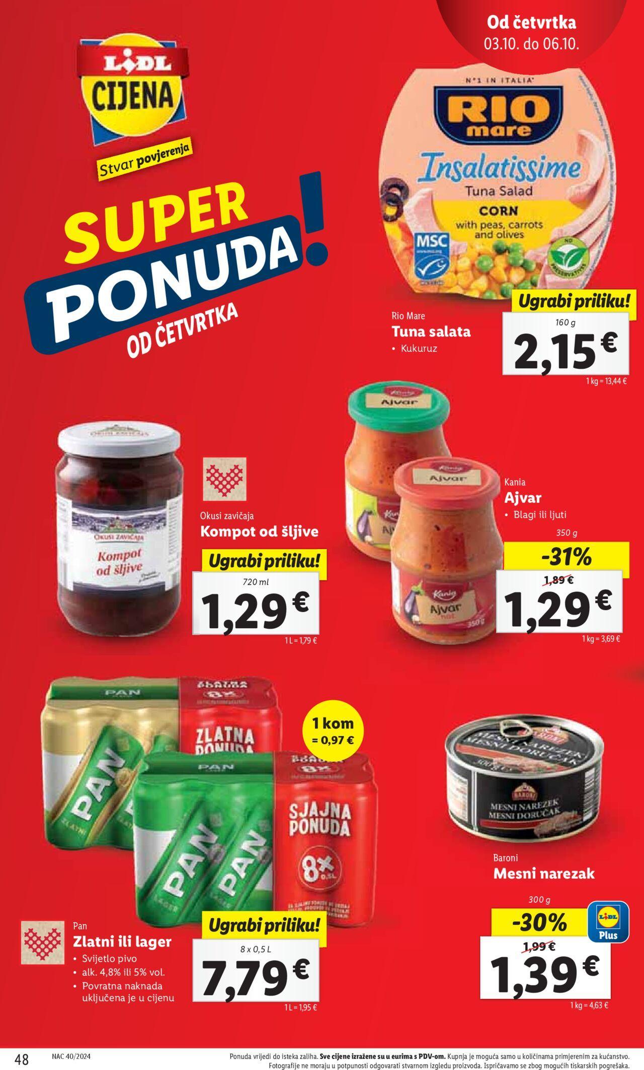 lidl - Katalog Lidl novi 30.09.2024 - 06.10.2024 - page: 48