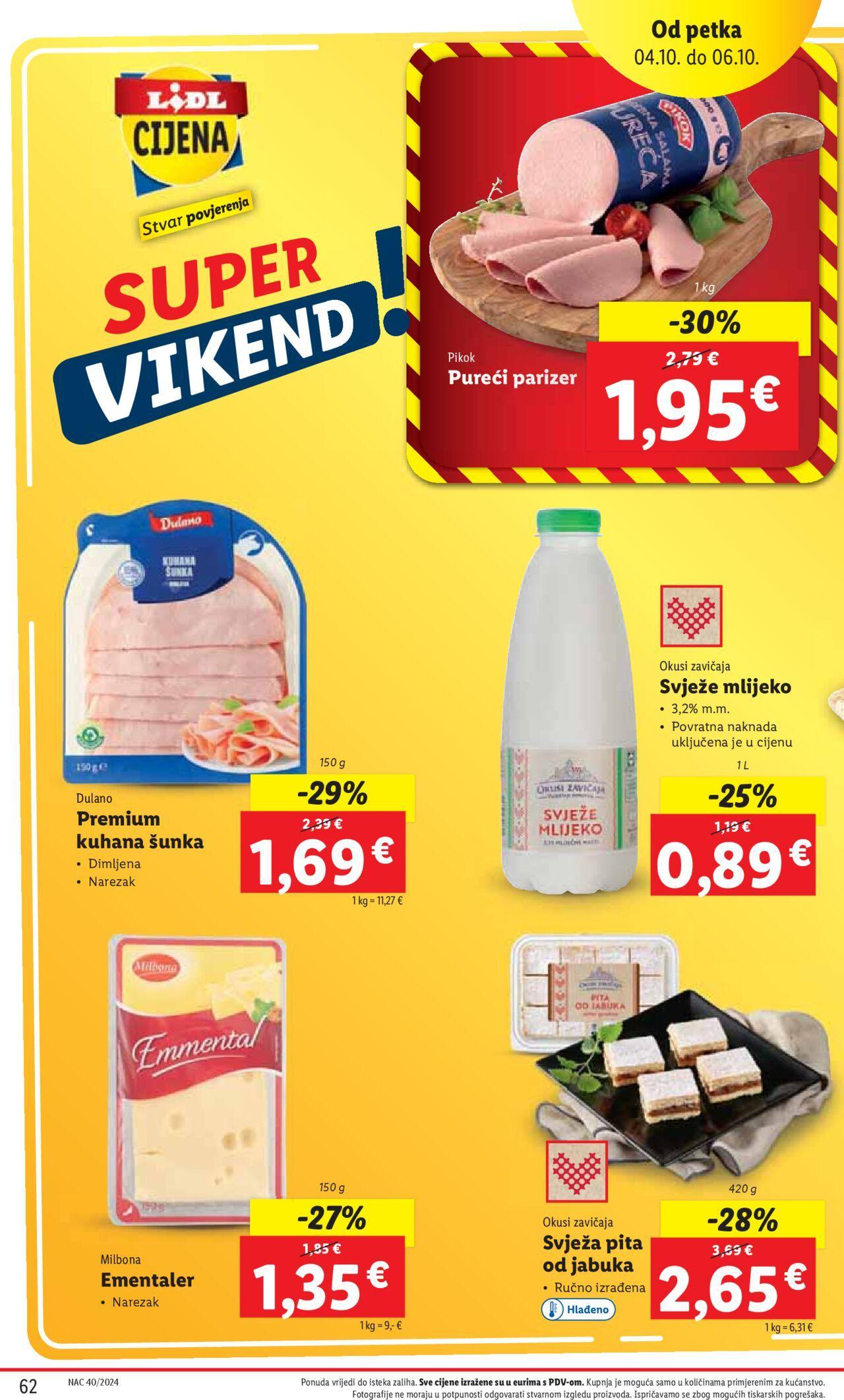 lidl - Katalog Lidl novi 30.09.2024 - 06.10.2024 - page: 62