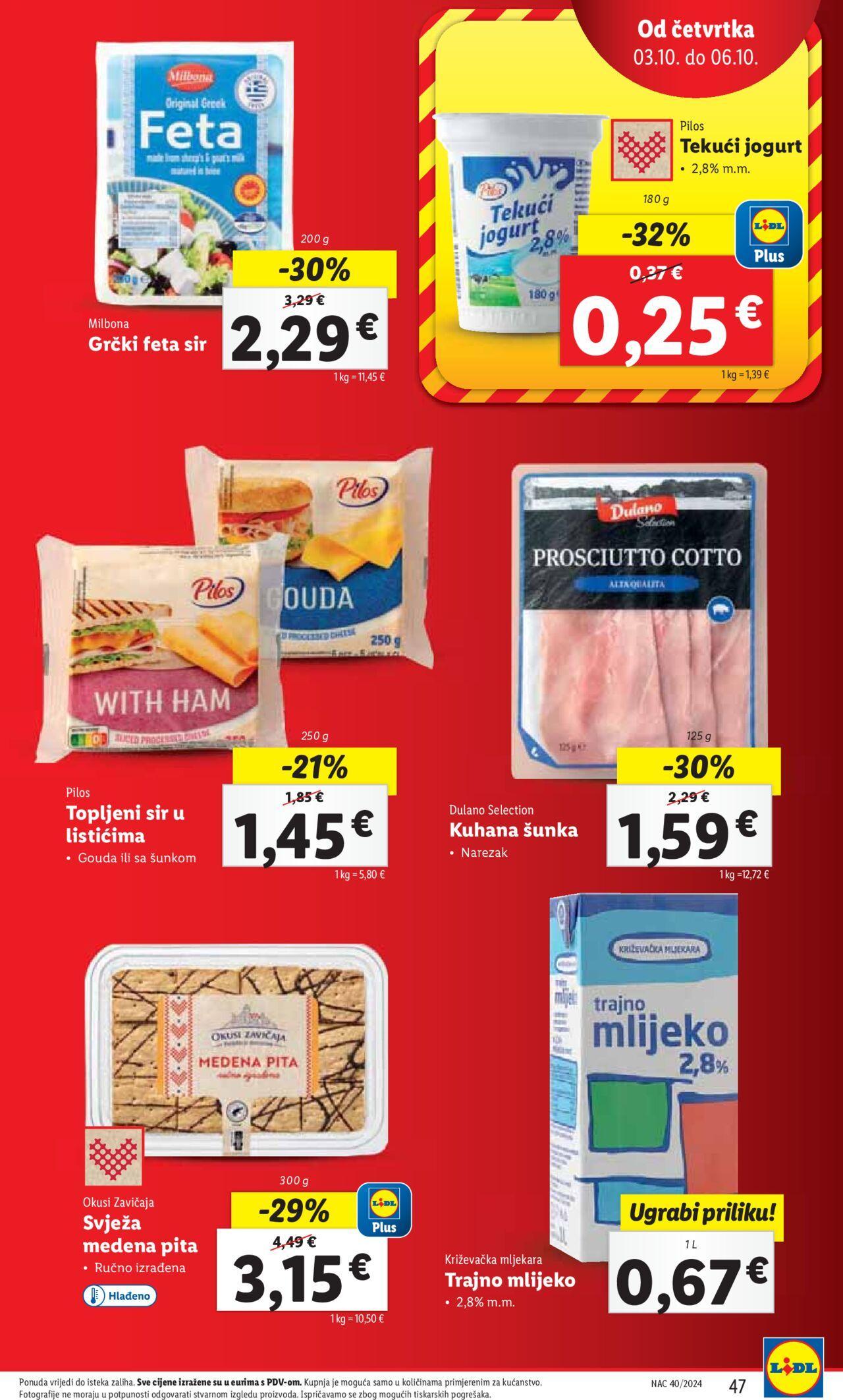 lidl - Katalog Lidl novi 30.09.2024 - 06.10.2024 - page: 47