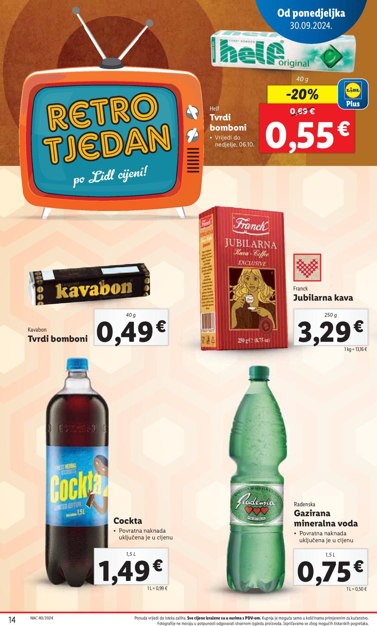 lidl - Katalog Lidl novi 30.09.2024 - 06.10.2024 - page: 14