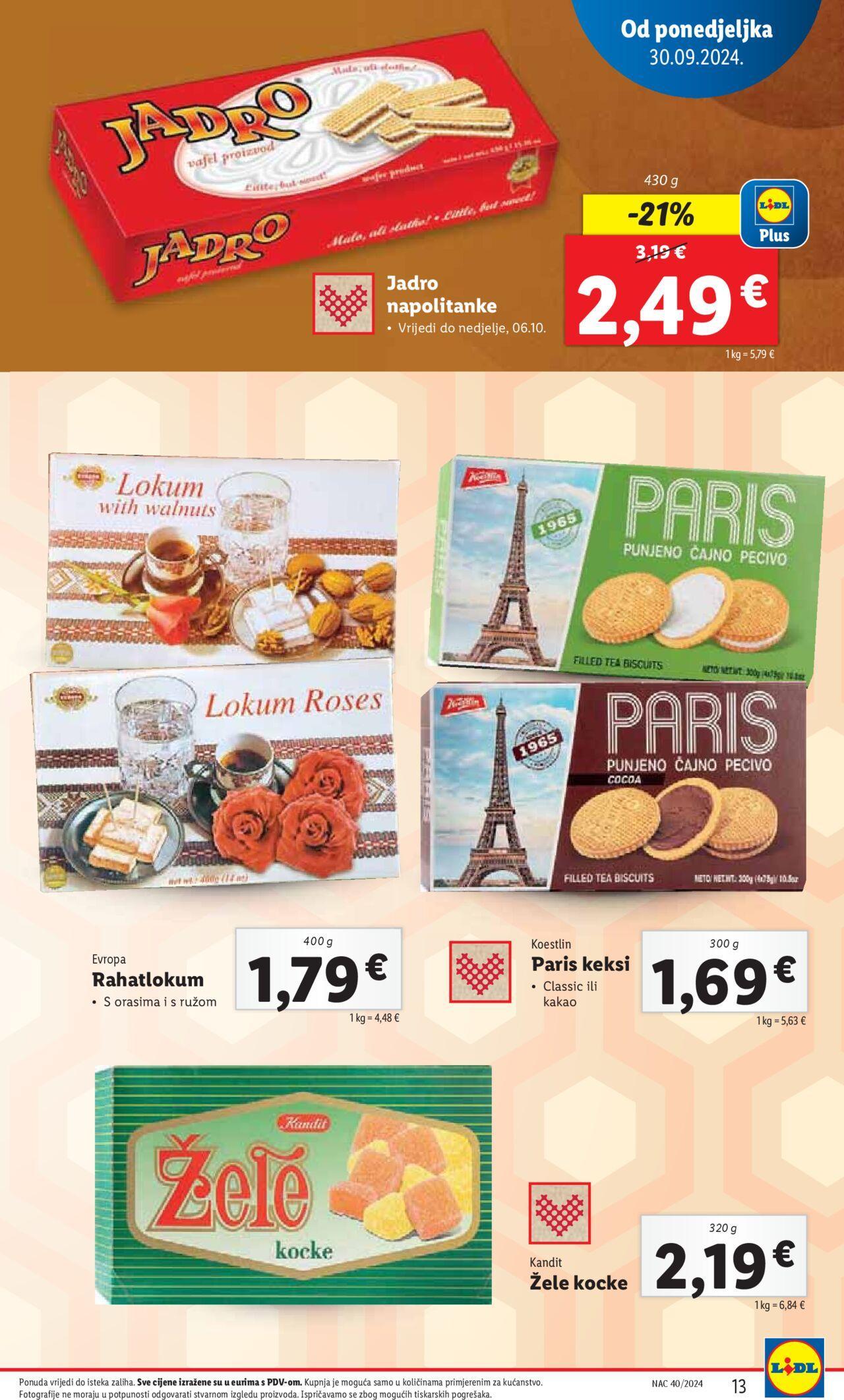 lidl - Katalog Lidl novi 30.09.2024 - 06.10.2024 - page: 13