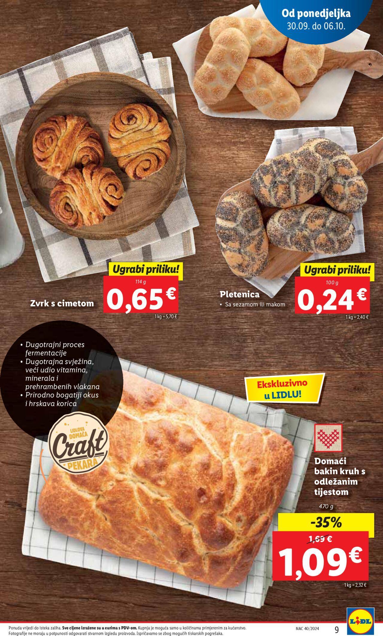 lidl - Katalog Lidl novi 30.09.2024 - 06.10.2024 - page: 9