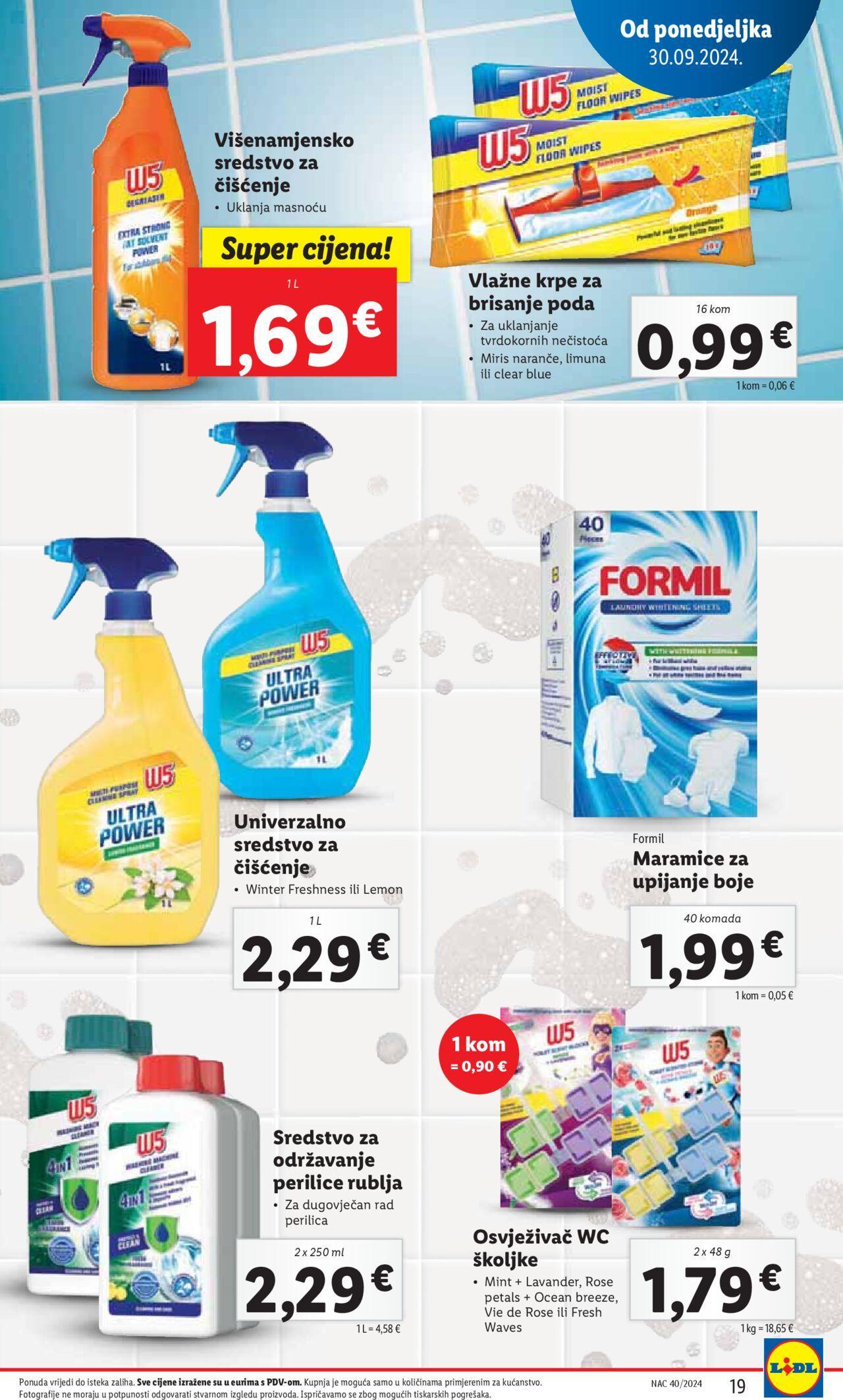 lidl - Katalog Lidl novi 30.09.2024 - 06.10.2024 - page: 19