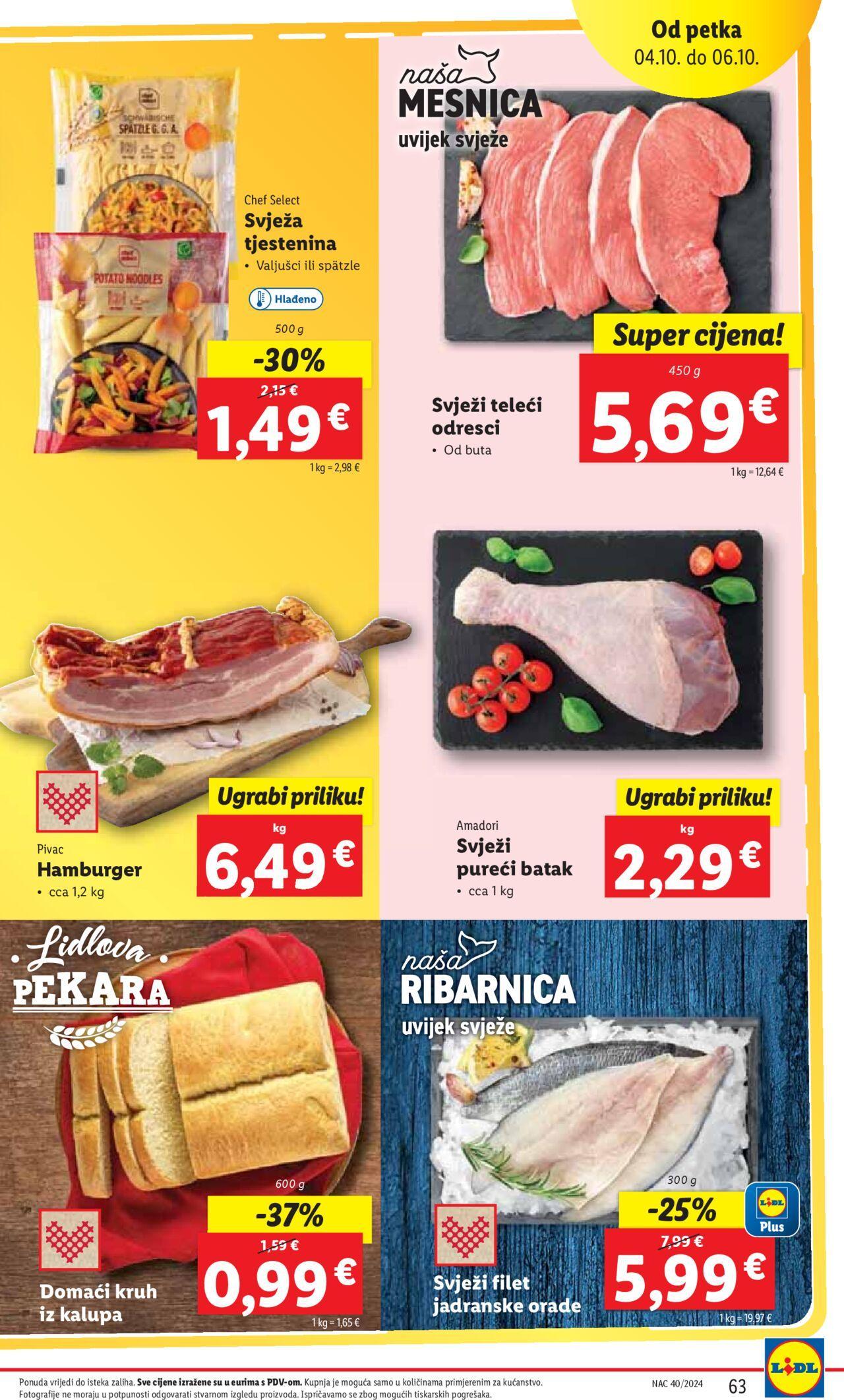 lidl - Katalog Lidl novi 30.09.2024 - 06.10.2024 - page: 63