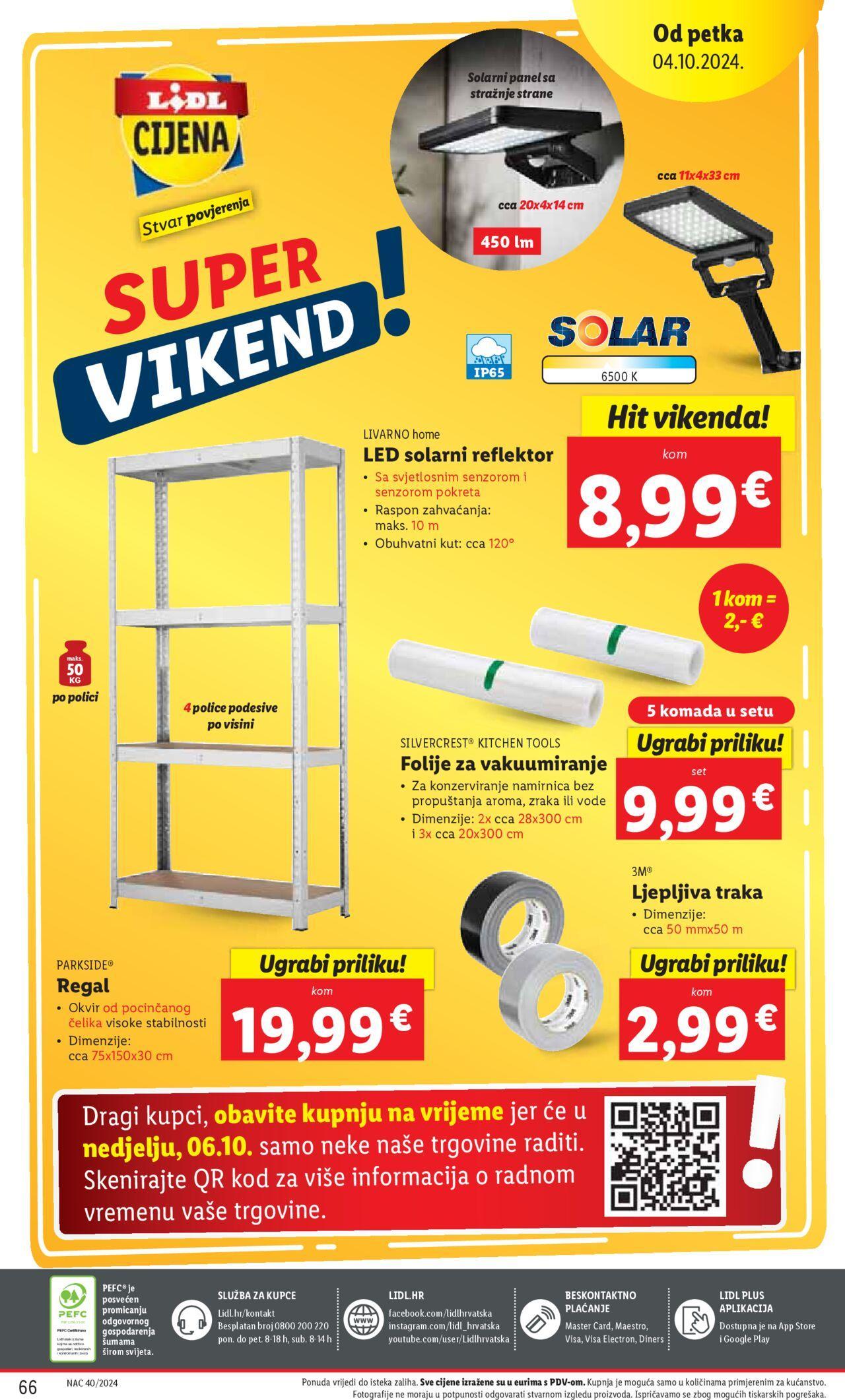 lidl - Katalog Lidl novi 30.09.2024 - 06.10.2024 - page: 66