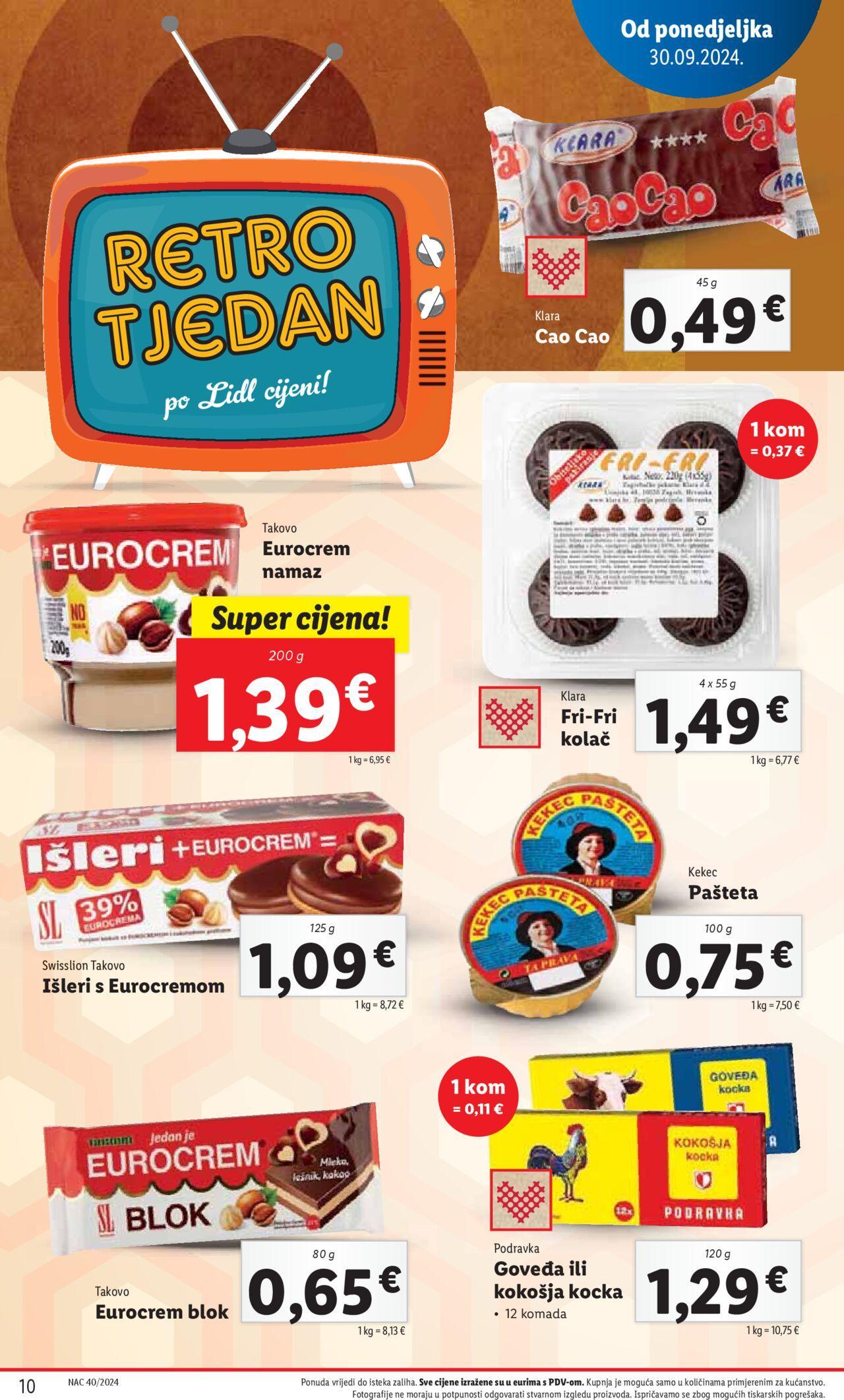 lidl - Katalog Lidl novi 30.09.2024 - 06.10.2024 - page: 10