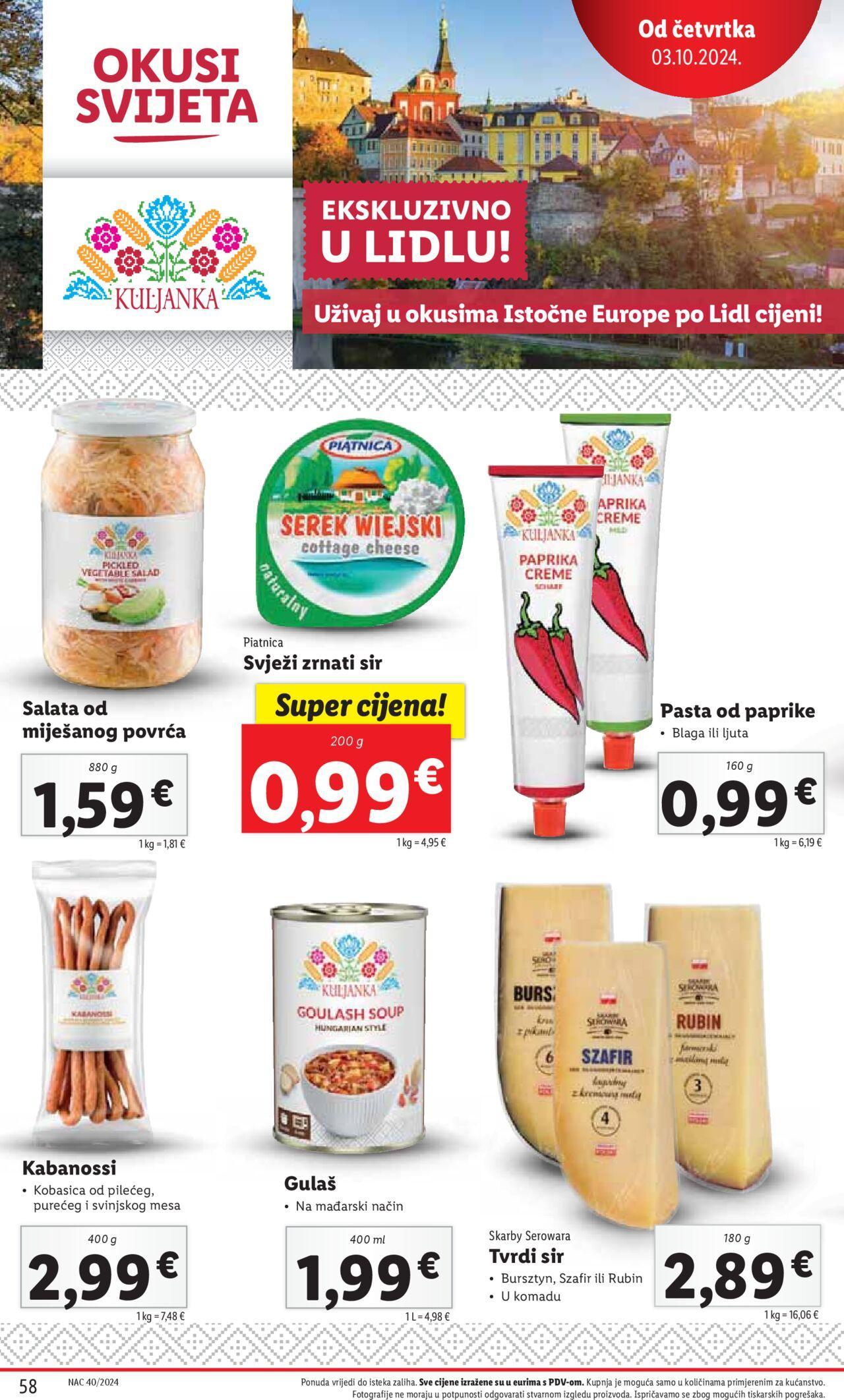 lidl - Katalog Lidl novi 30.09.2024 - 06.10.2024 - page: 58