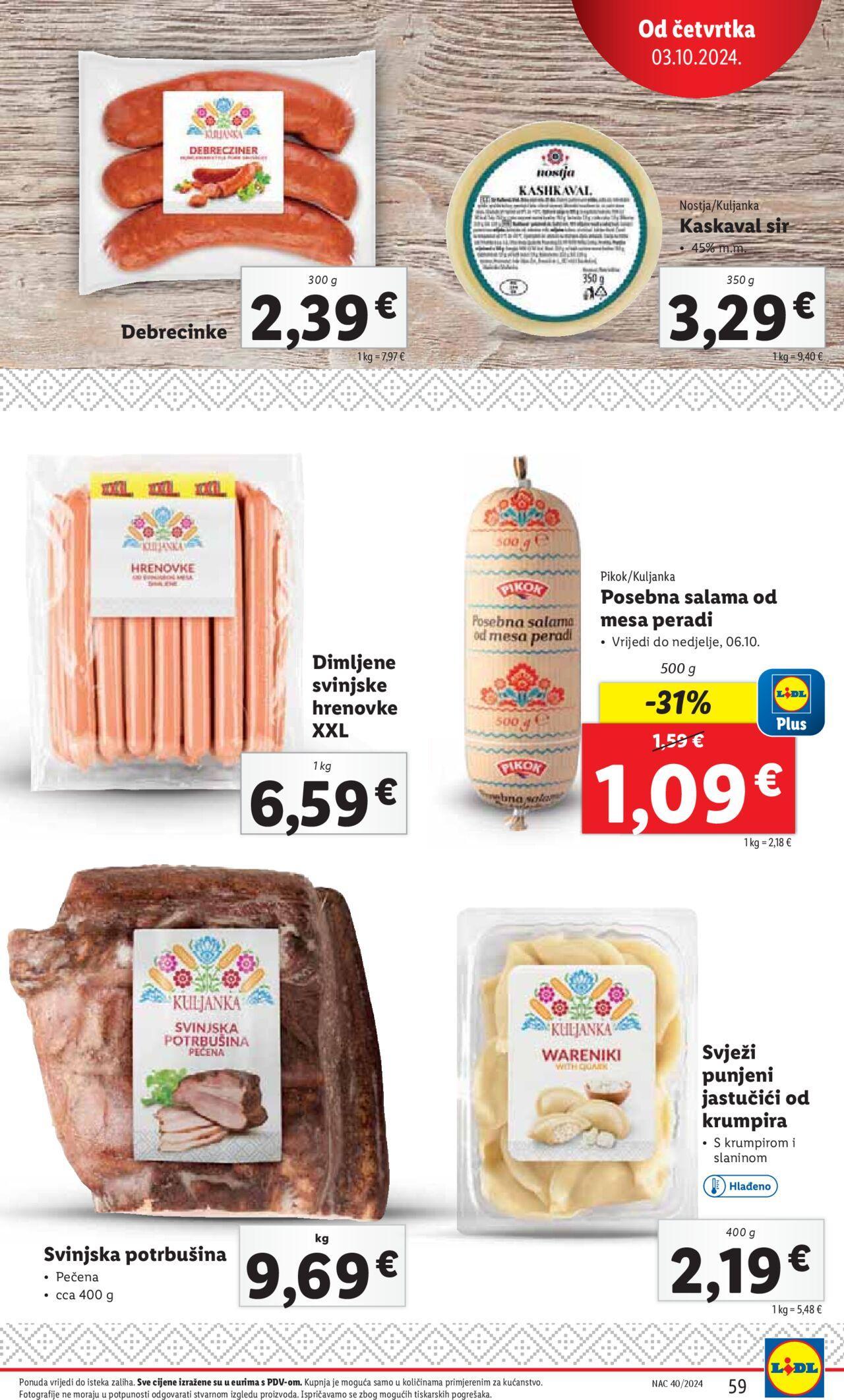 lidl - Katalog Lidl novi 30.09.2024 - 06.10.2024 - page: 59