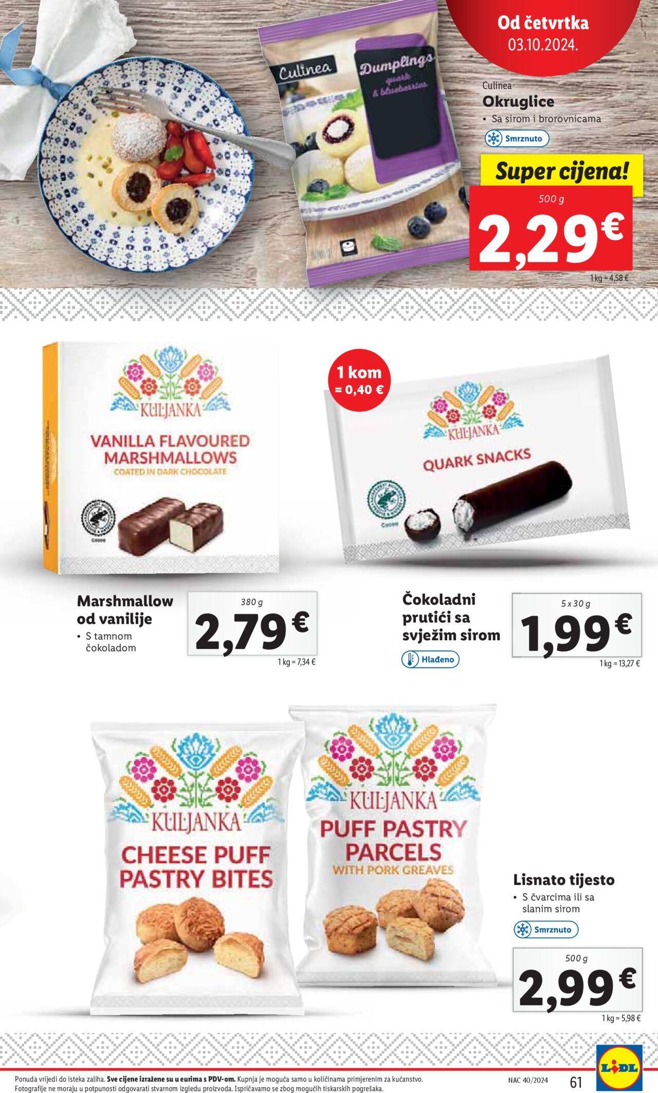 lidl - Katalog Lidl novi 30.09.2024 - 06.10.2024 - page: 61