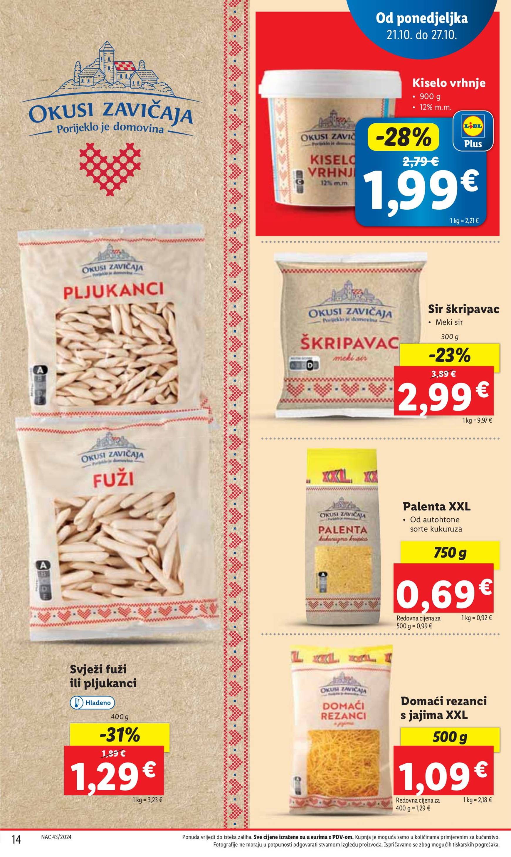 lidl - Lidl katalog vrijedi od 21.10. do 27.10. - page: 14