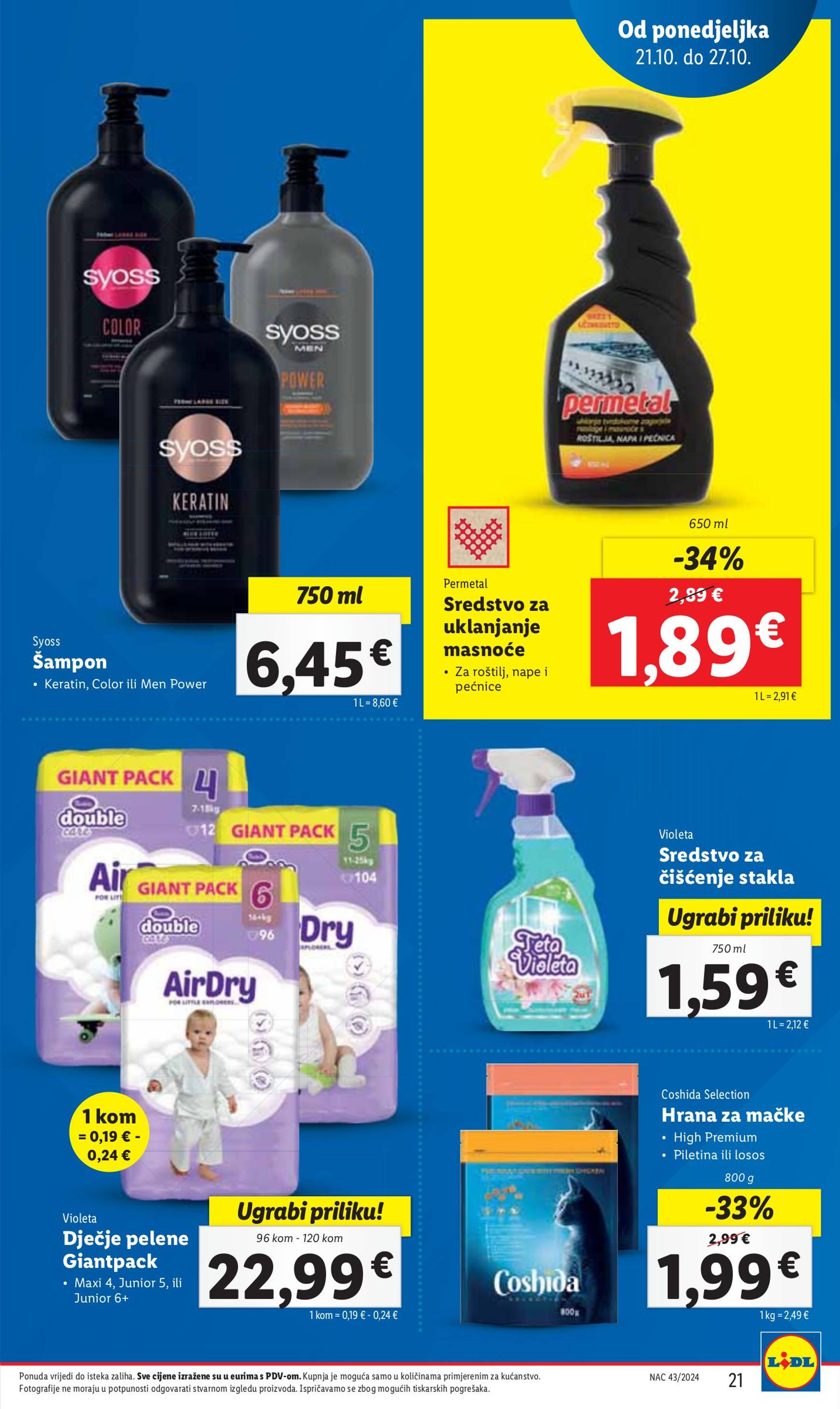 lidl - Lidl katalog vrijedi od 21.10. do 27.10. - page: 21